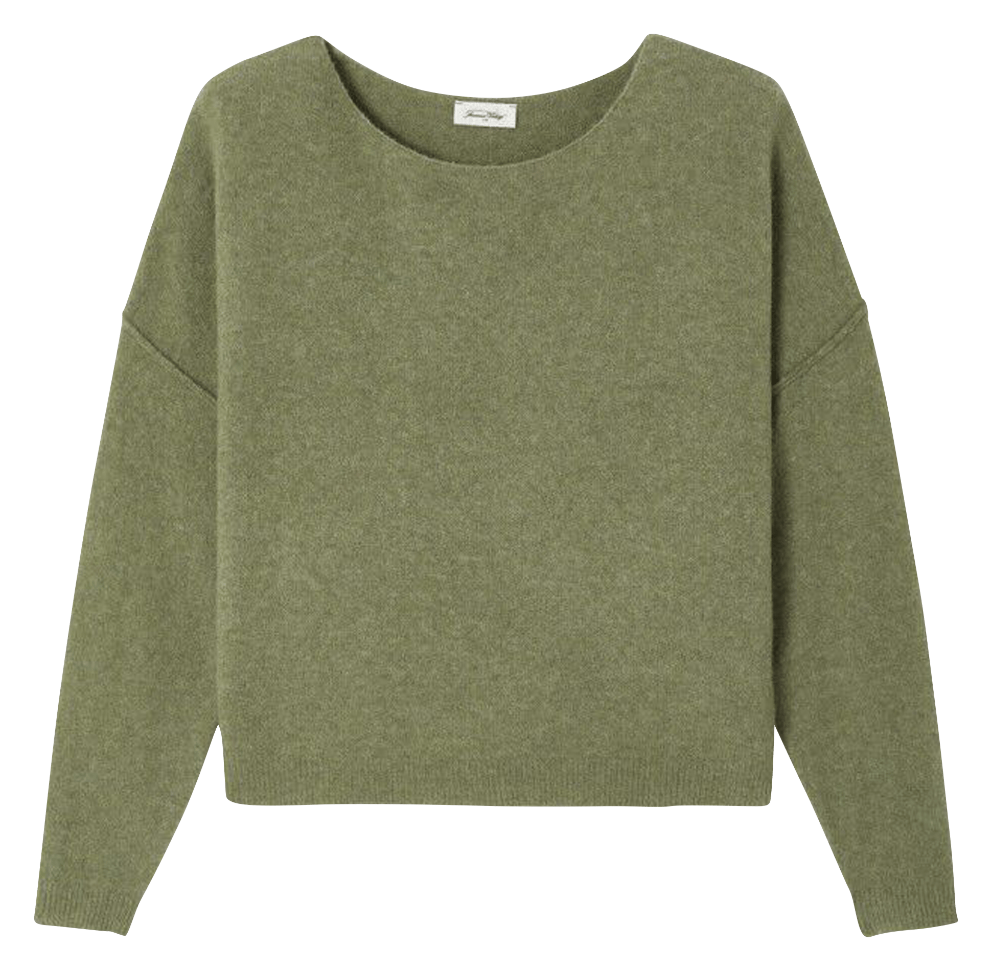 Pullover aus Wollmix mit U-Boot-Ausschnitt AMERICAN VINTAGE