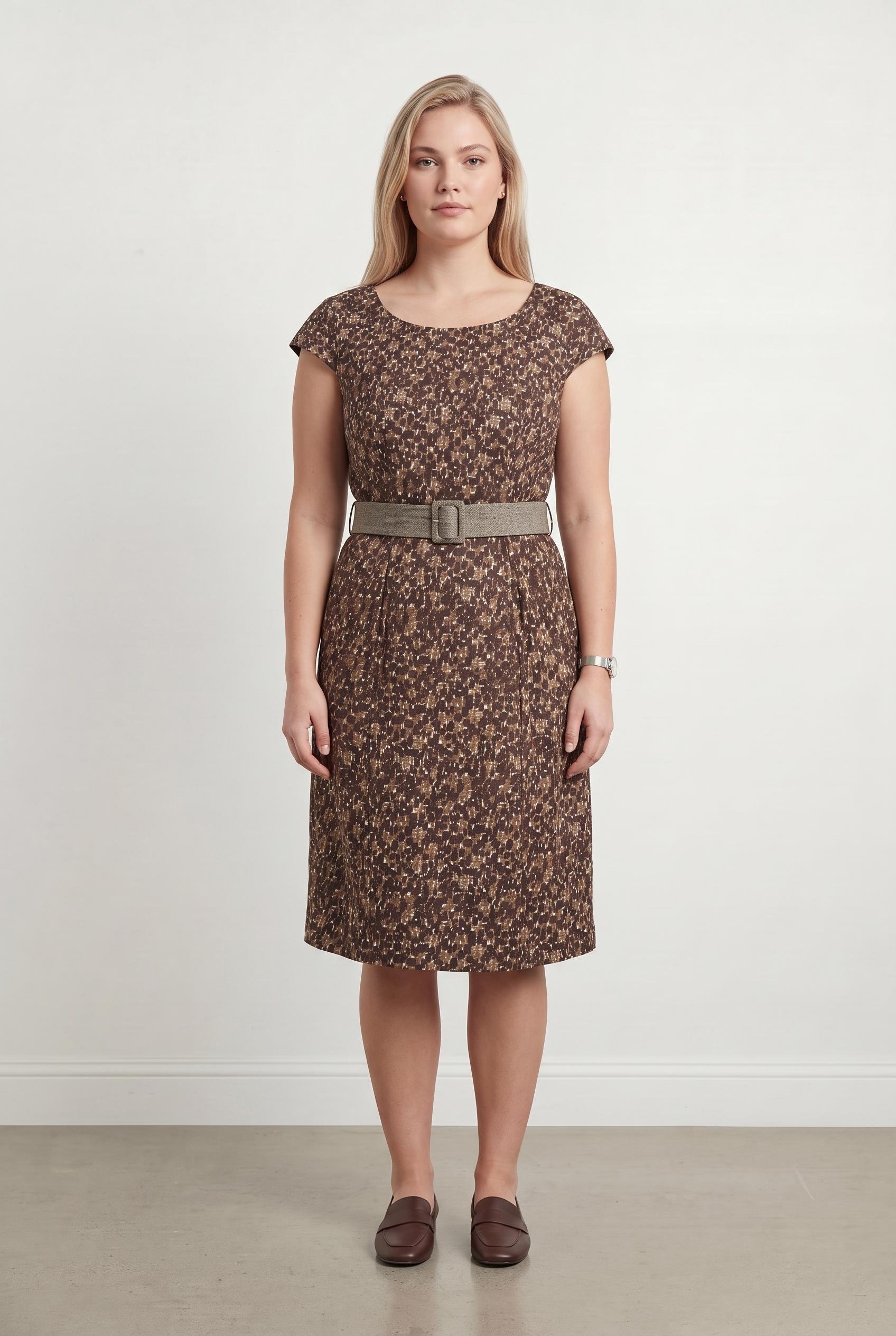 Short & midi dress TARA JARMON - Seconde Main Brown