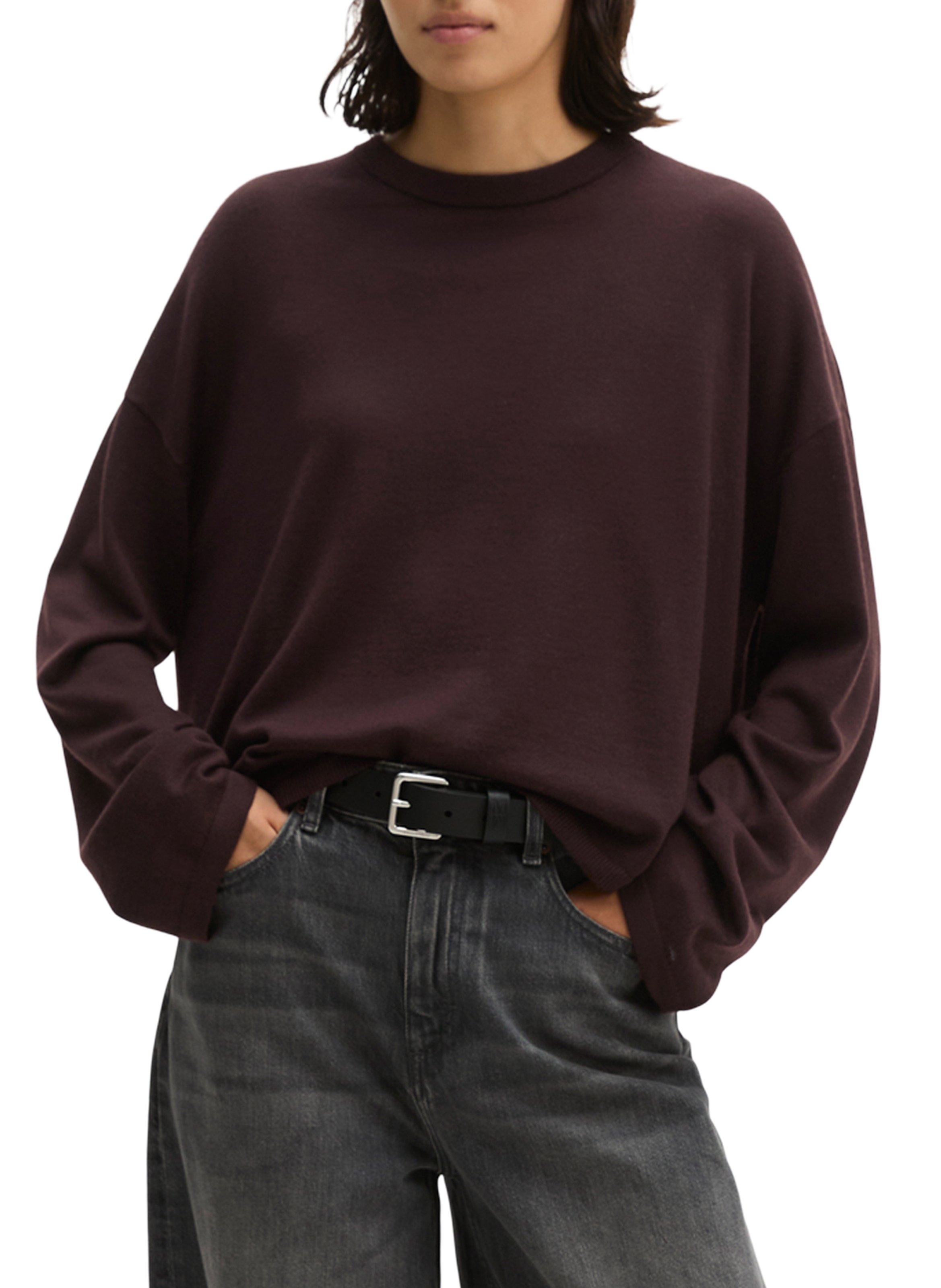 Pull ample en laine mélangée MARC O'POLO Rouge