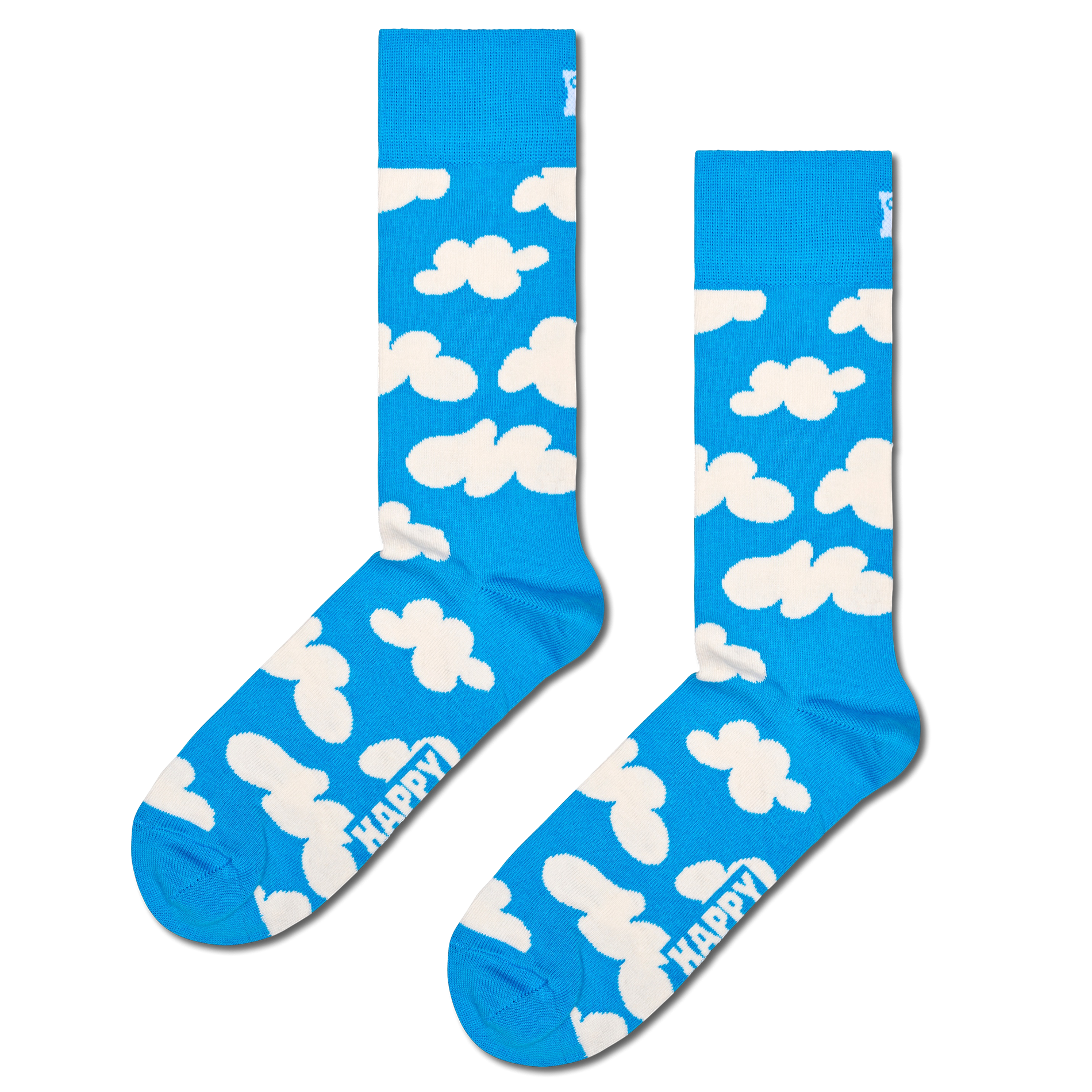 Chaussettes nuages en coton mélangé HAPPY SOCKS Bleu