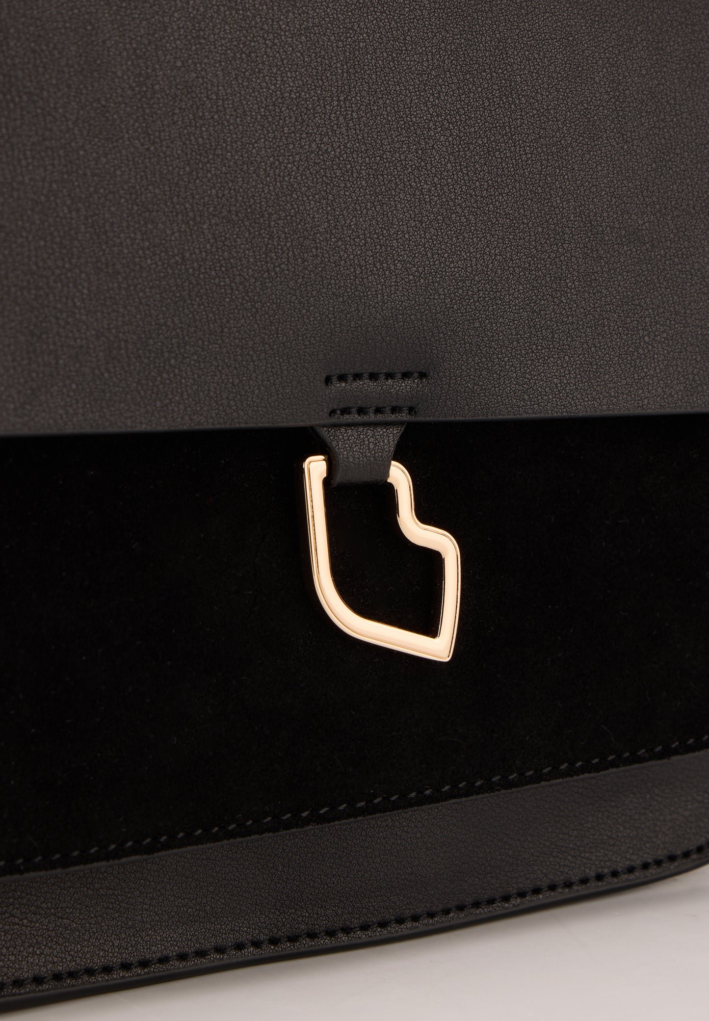 Leather shoulder bag BONS BAISERS PARIS Black