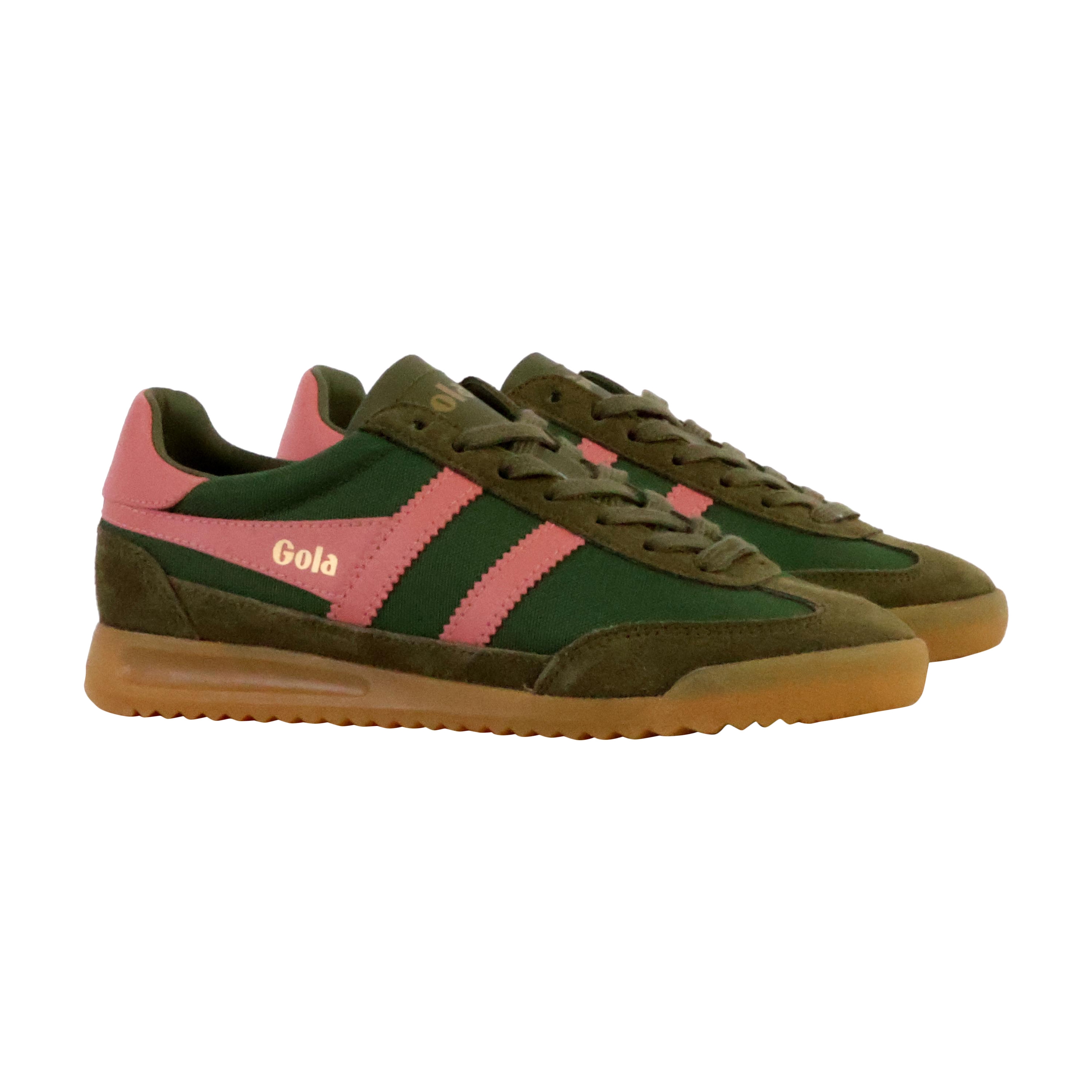 Leather sneakers tornado GOLA Green