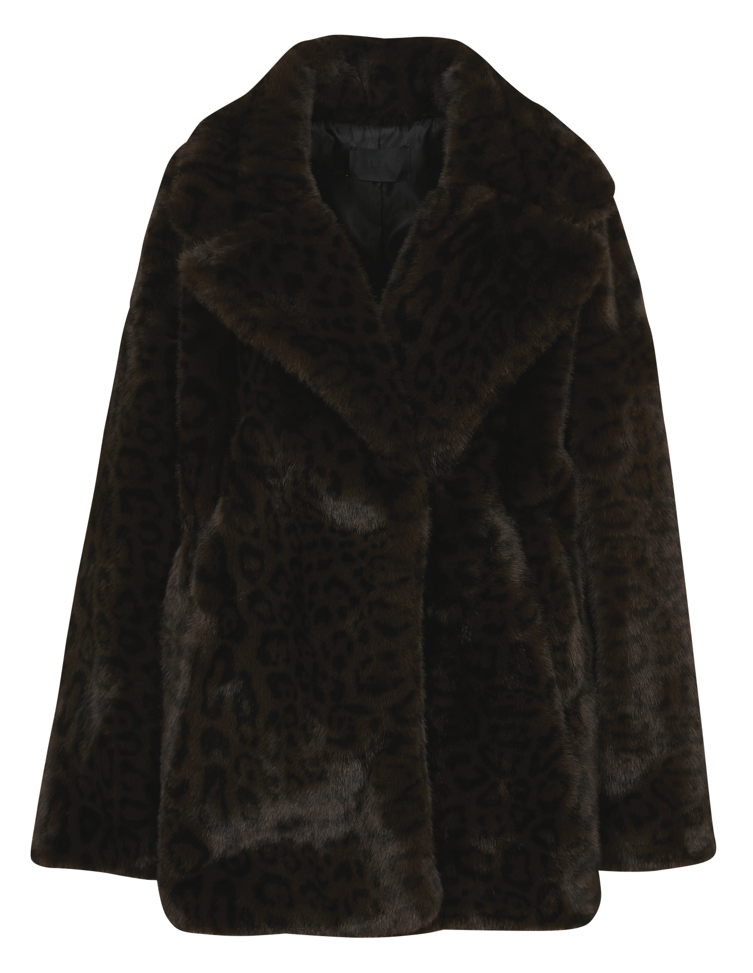 Eddie faux fur coat  IKKS Khaki