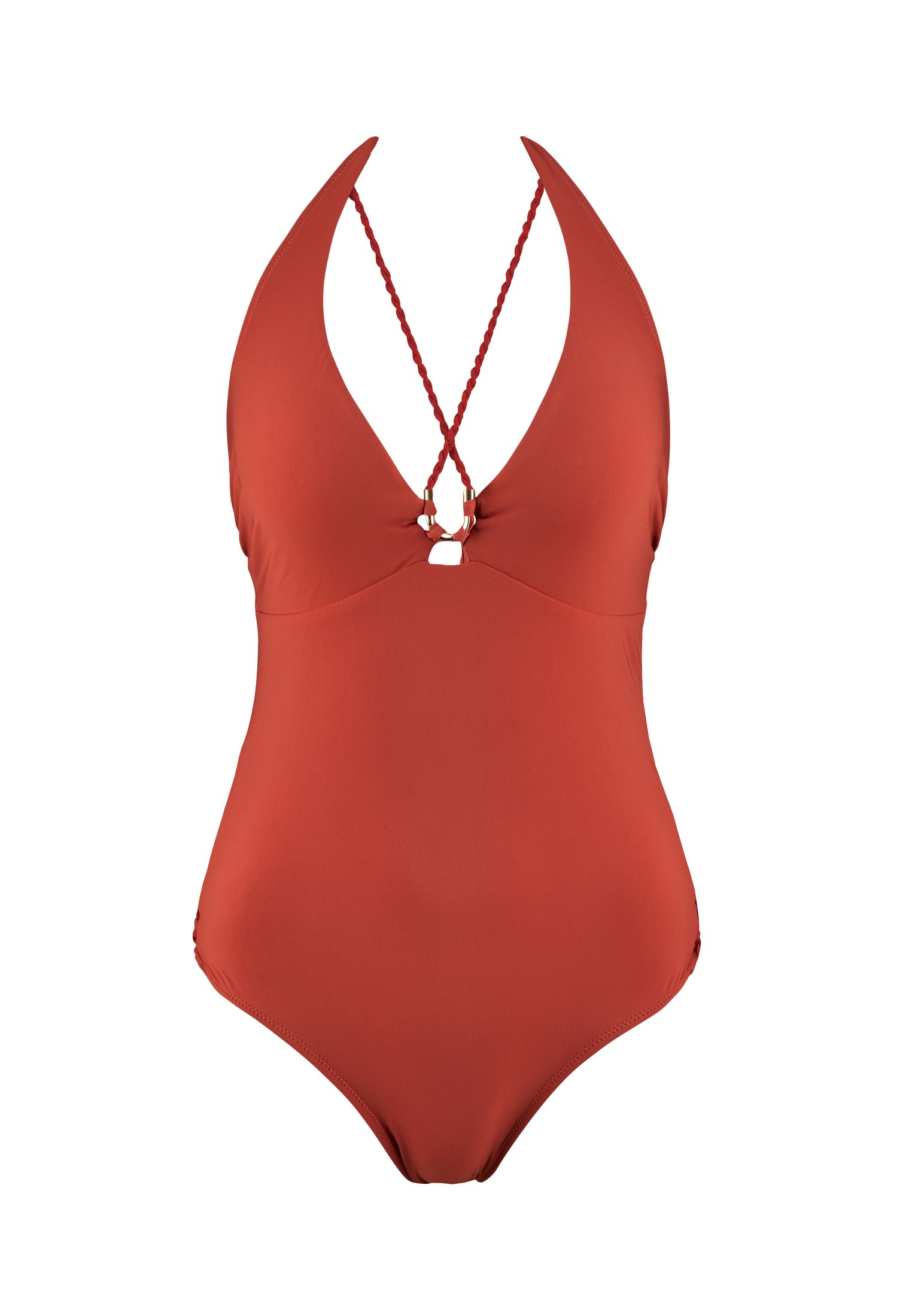One-piece swimsuit Red