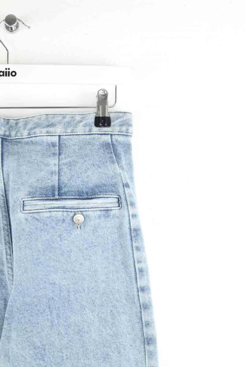 Cotton straight jeans ISABEL MARANT - Seconde Main Blue