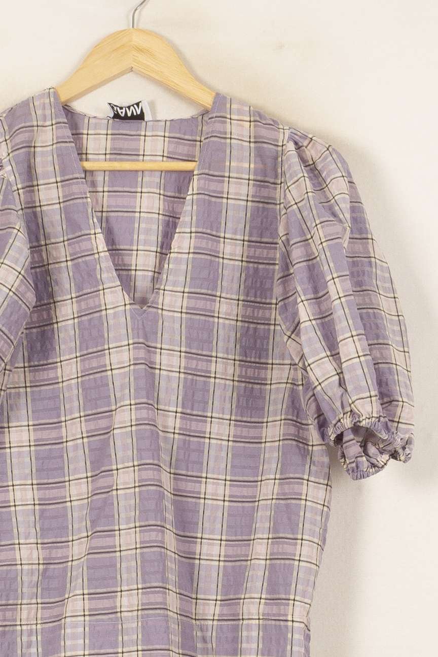 Blouse GANNI - Seconde Main Purple