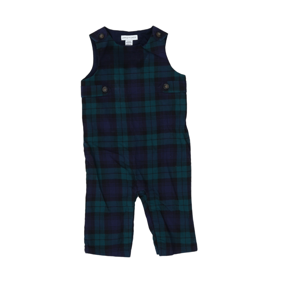 Green baby overalls - 6 months JACADI - Seconde Main Green