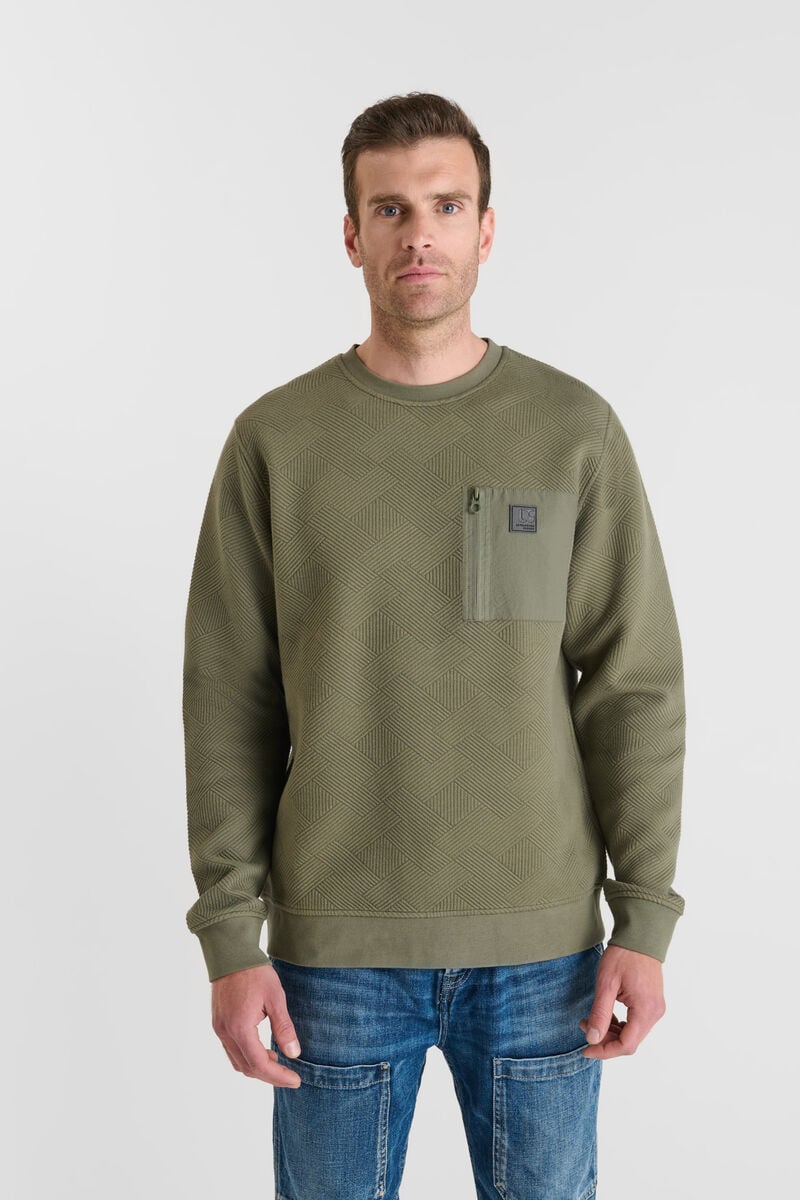 Sweatshirt LE TEMPS DES CERISES Khaki