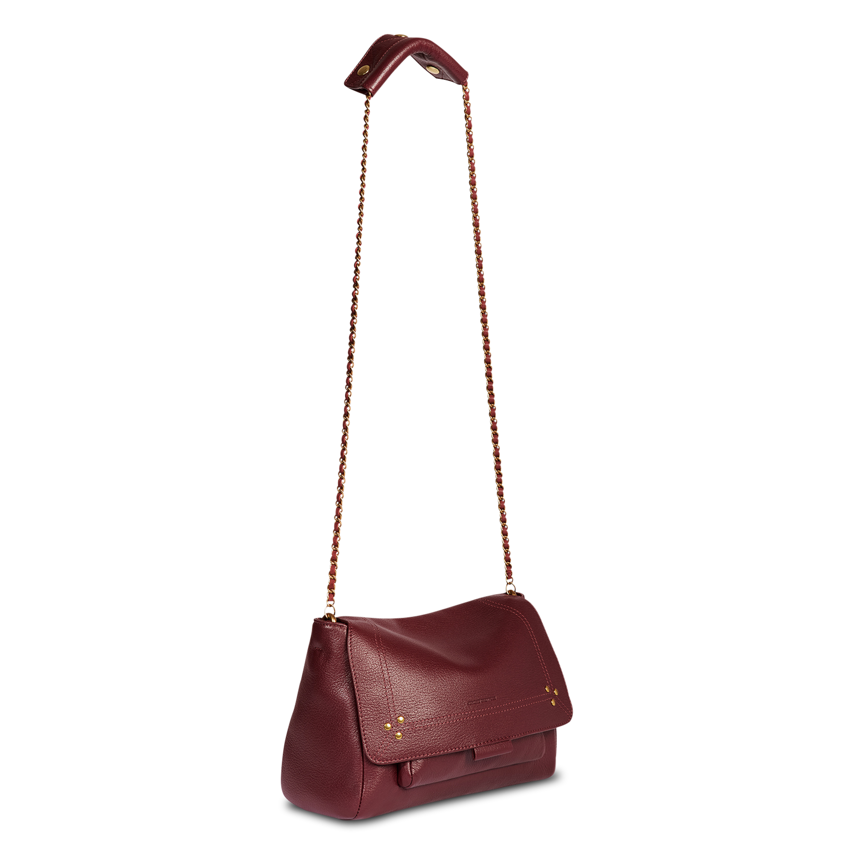 Sac besace en cuir JEROME DREYFUSS Rouge