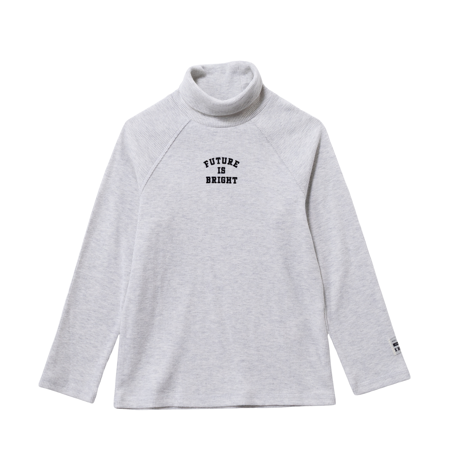 T-Shirt aus Baumwoll-Mix mit Rollkragen IKKS JUNIOR Grau