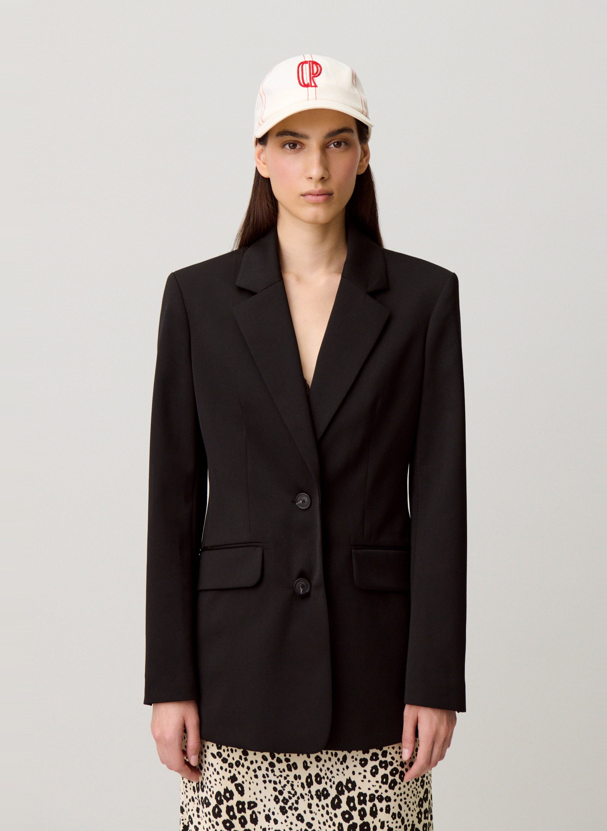 Fitted blazer jacket CLAUDIE PIERLOT Black