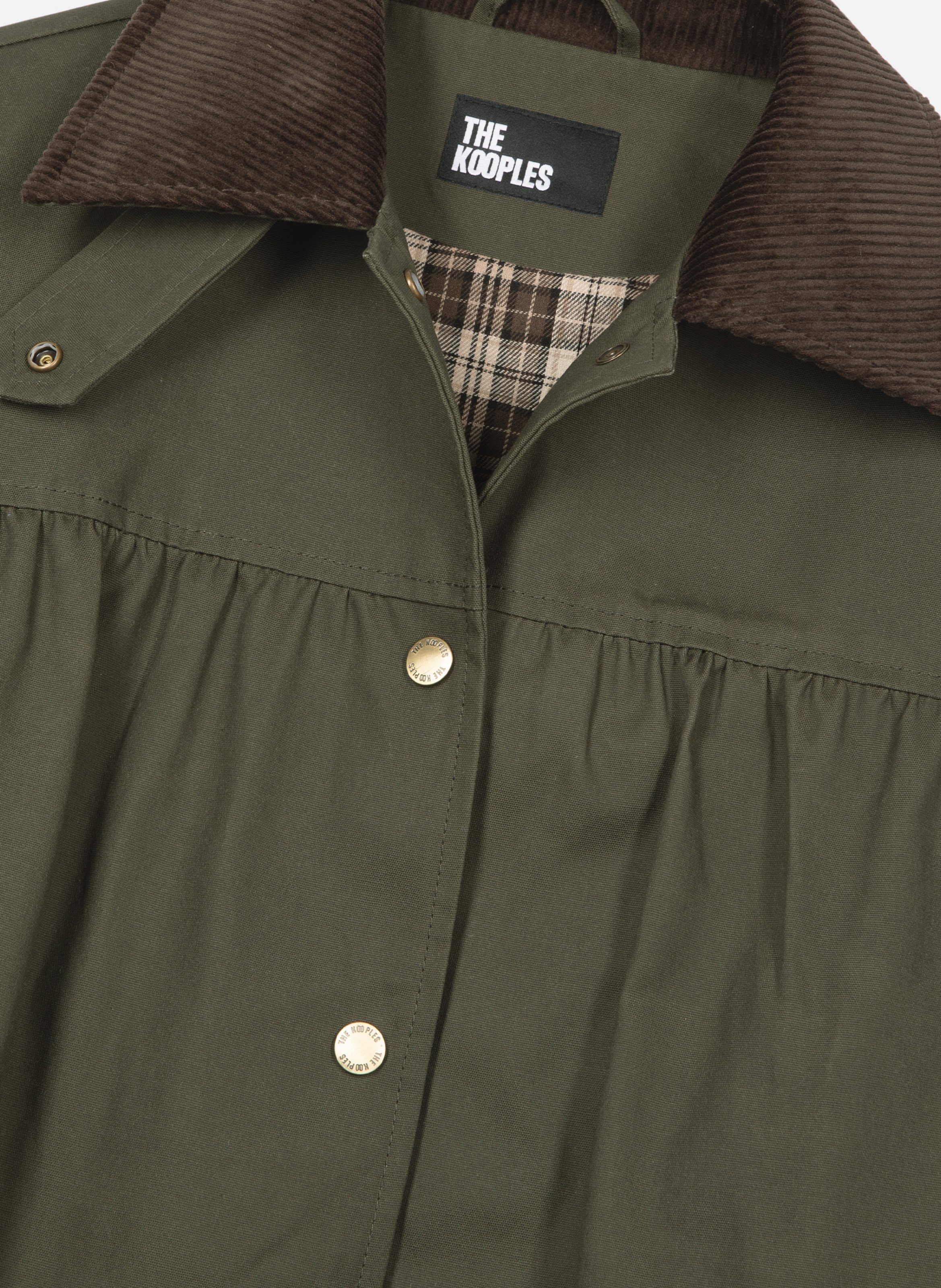 Cotton jacket THE KOOPLES Green