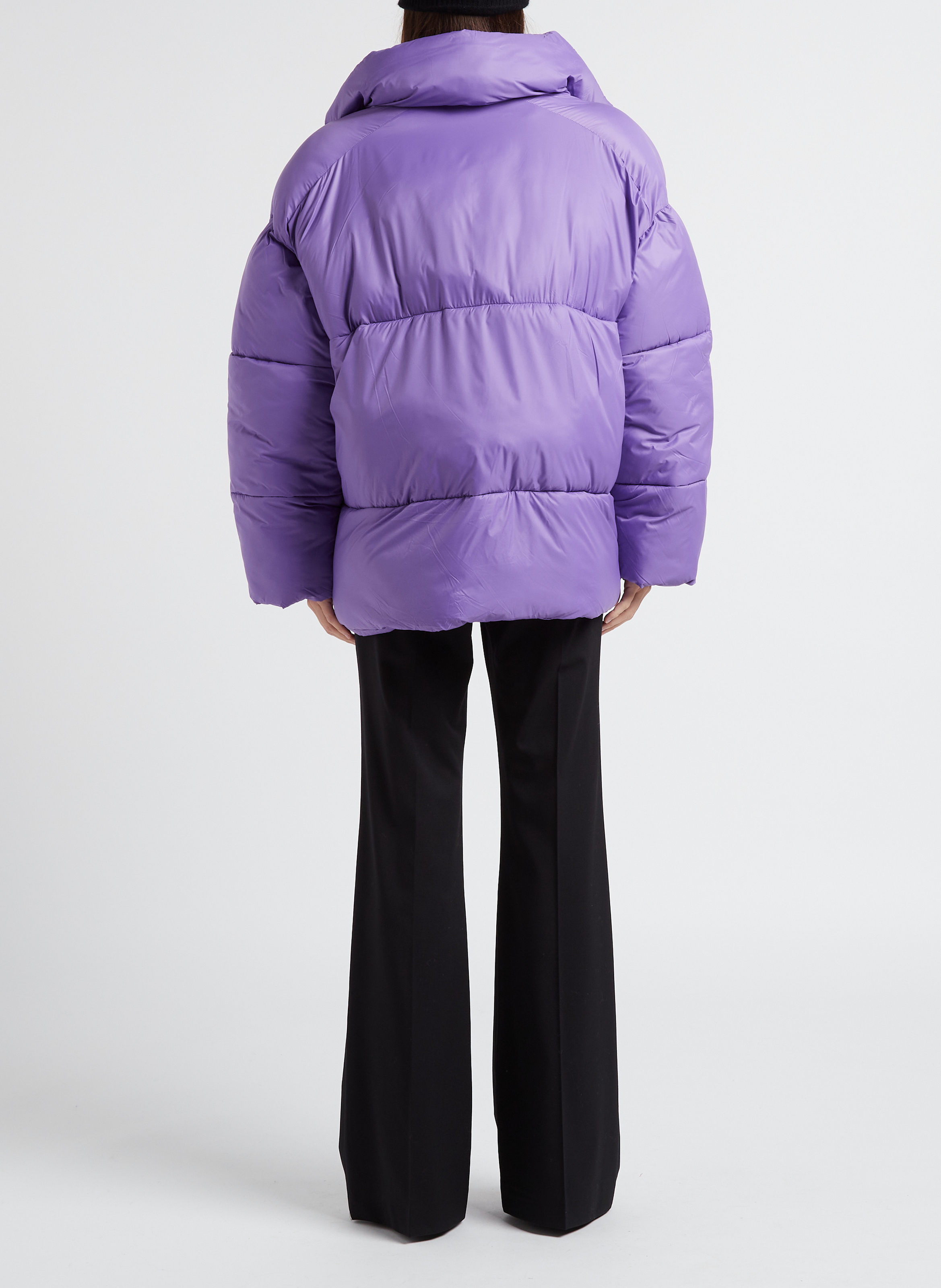 Gewatteerd donsjack met opstaande kraag MARGAUX LONNBERG Violet