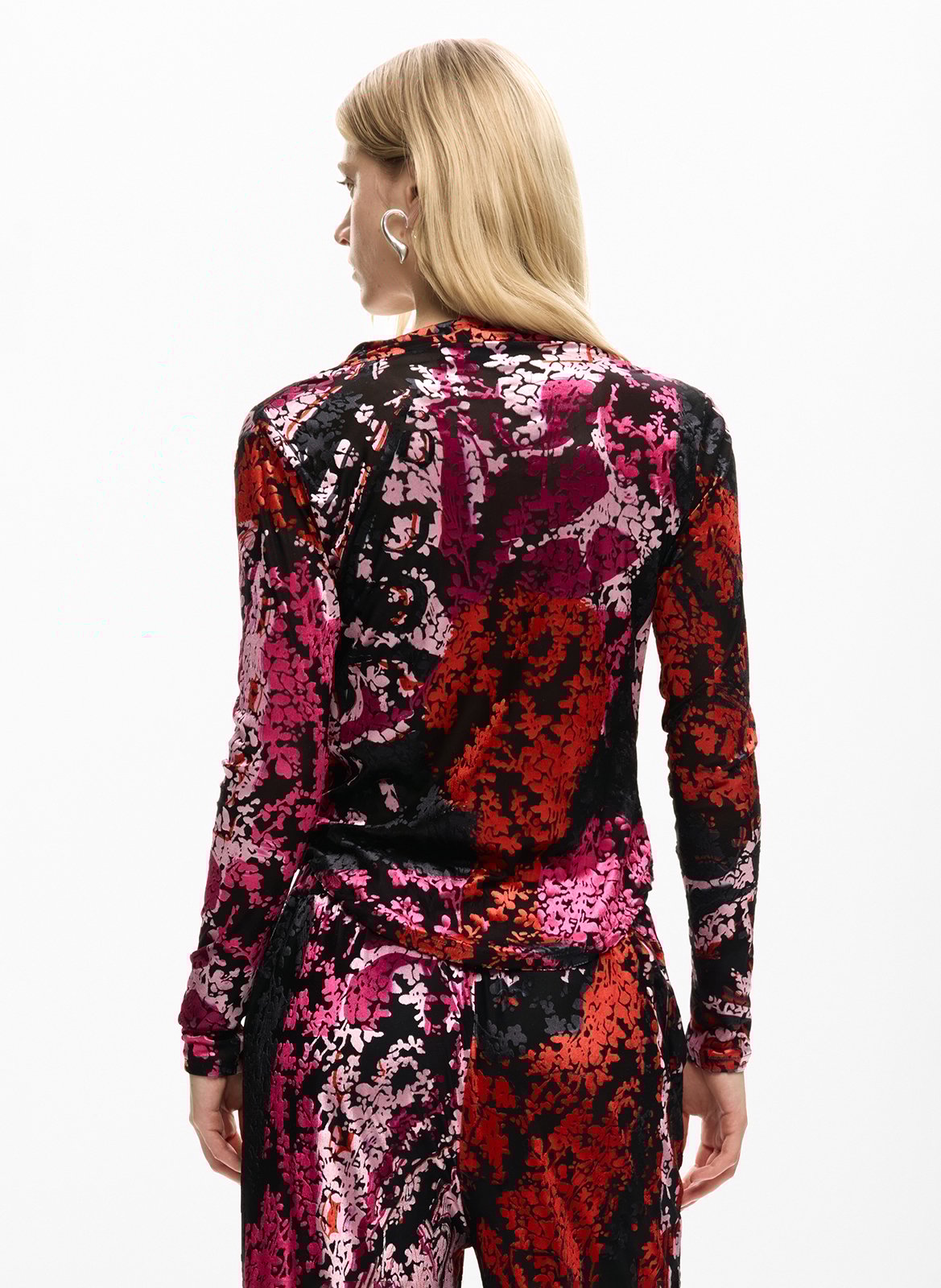 <p>Printed halterneck bikini top</p> DESIGUAL Black