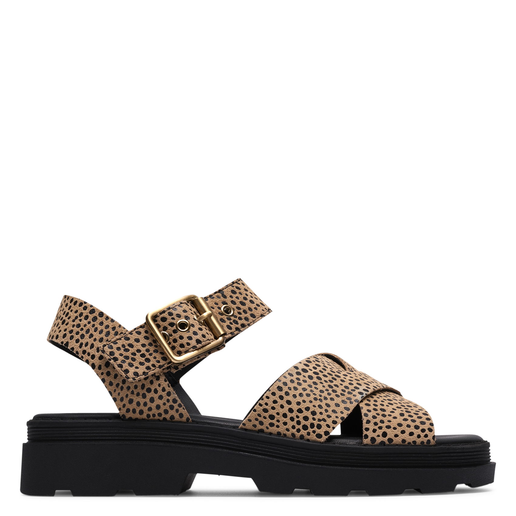 Fabia leather wedge sandals CLARKS Multicolored