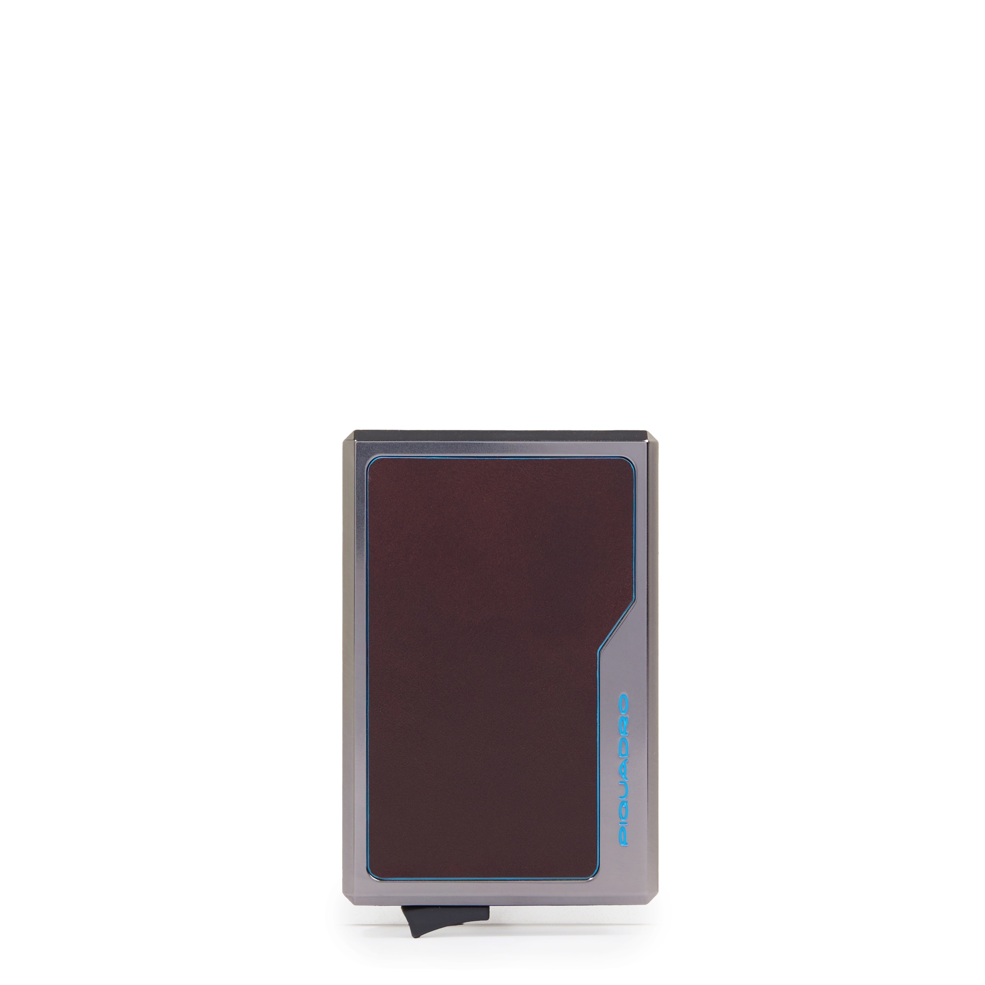 Automatic magsafe cardholder PIQUADRO Brown