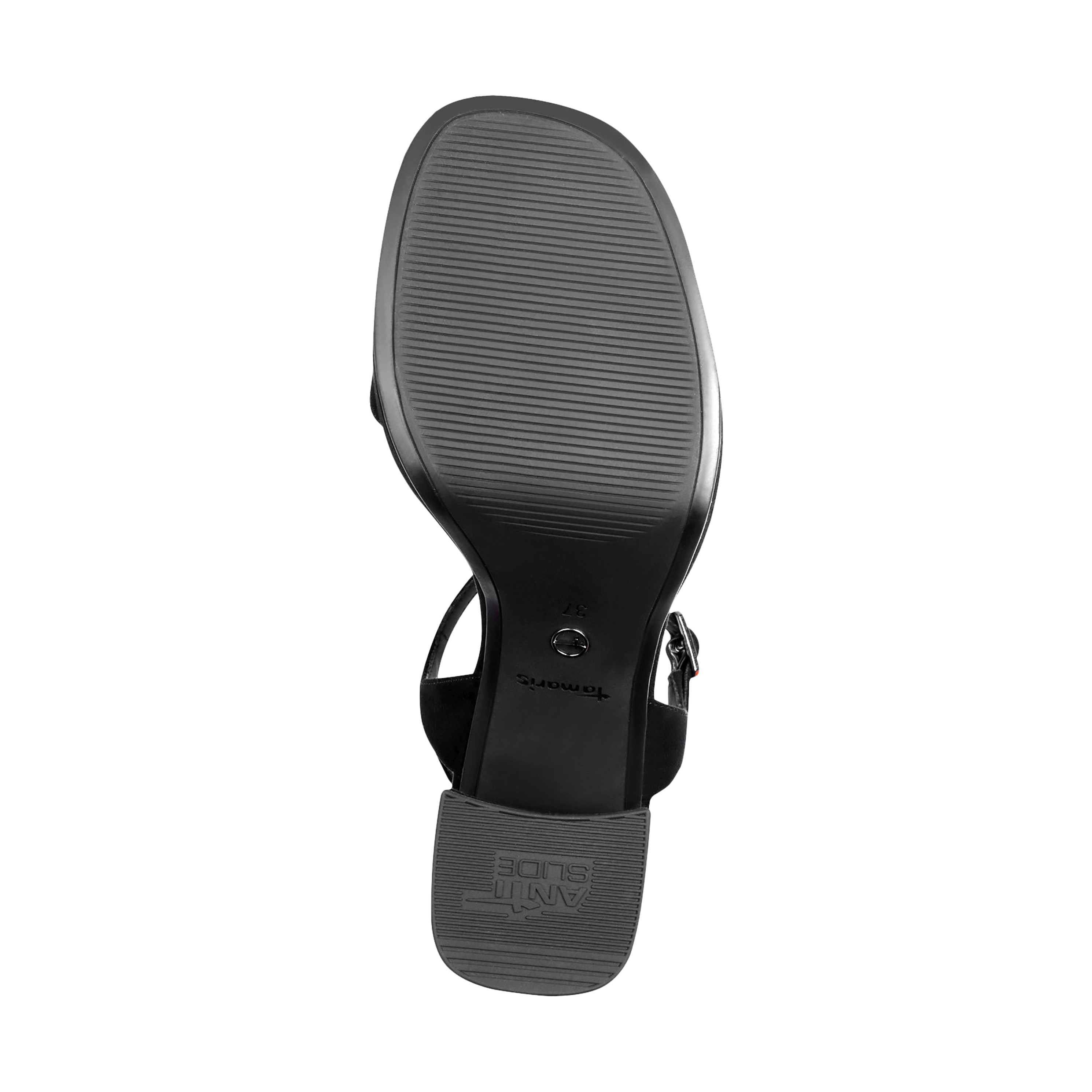 Sandales cuir à talon TAMARIS Noir