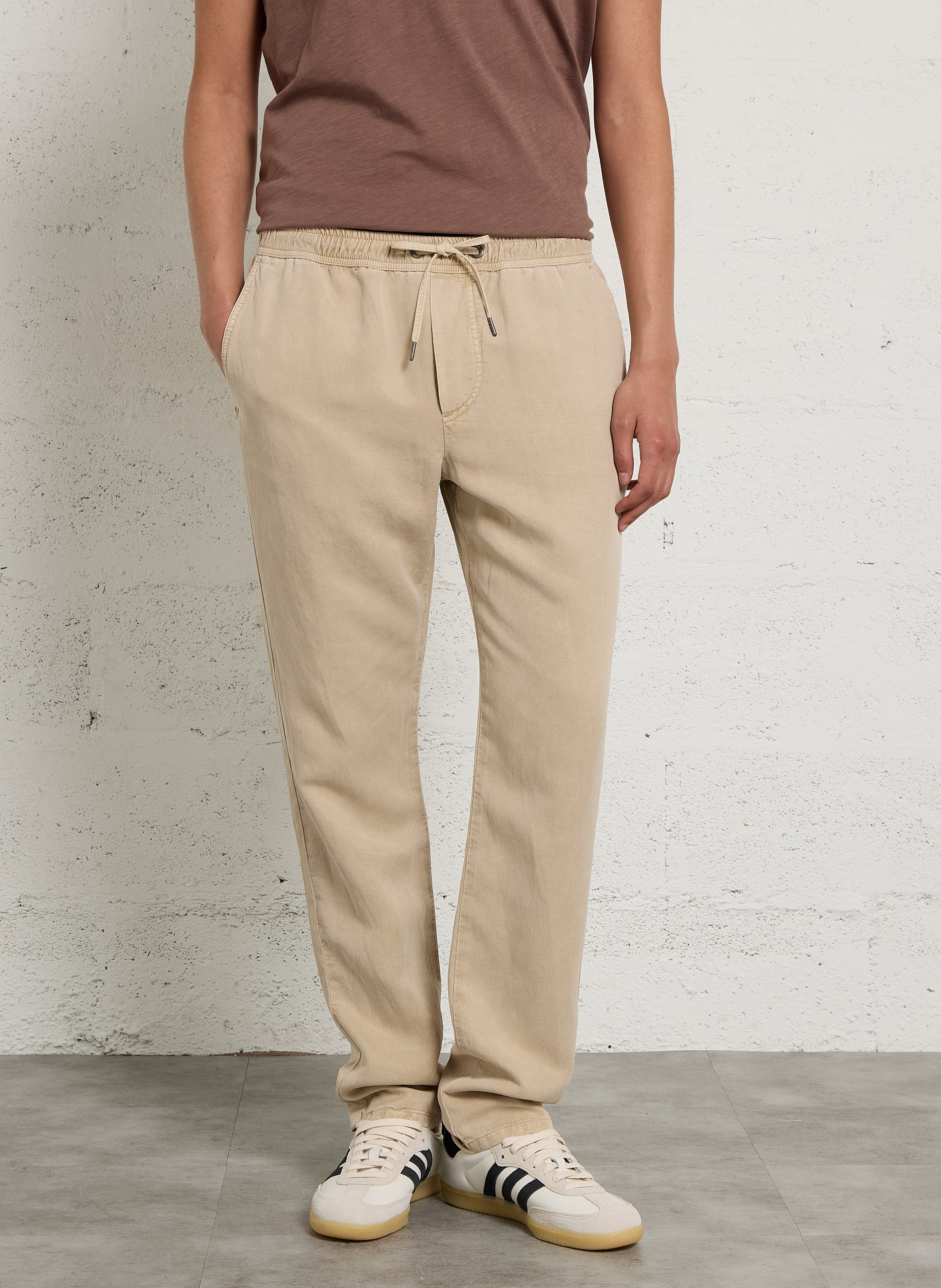 Bundfaltenhose IKKS Beige