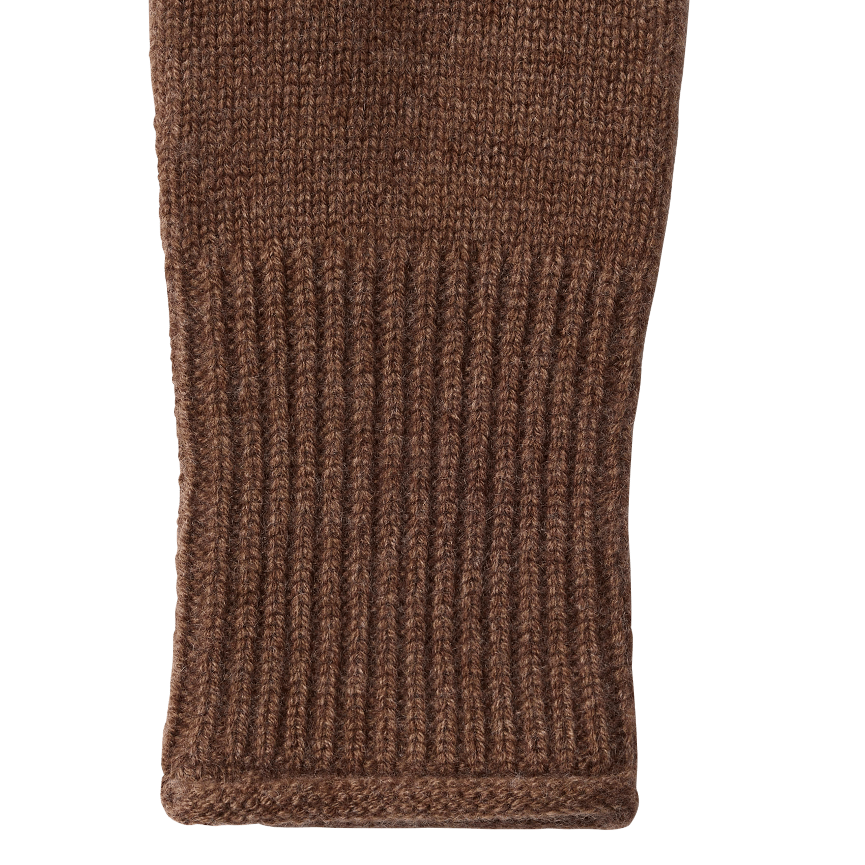 Wool and cashmere gloves SELECTED Brown