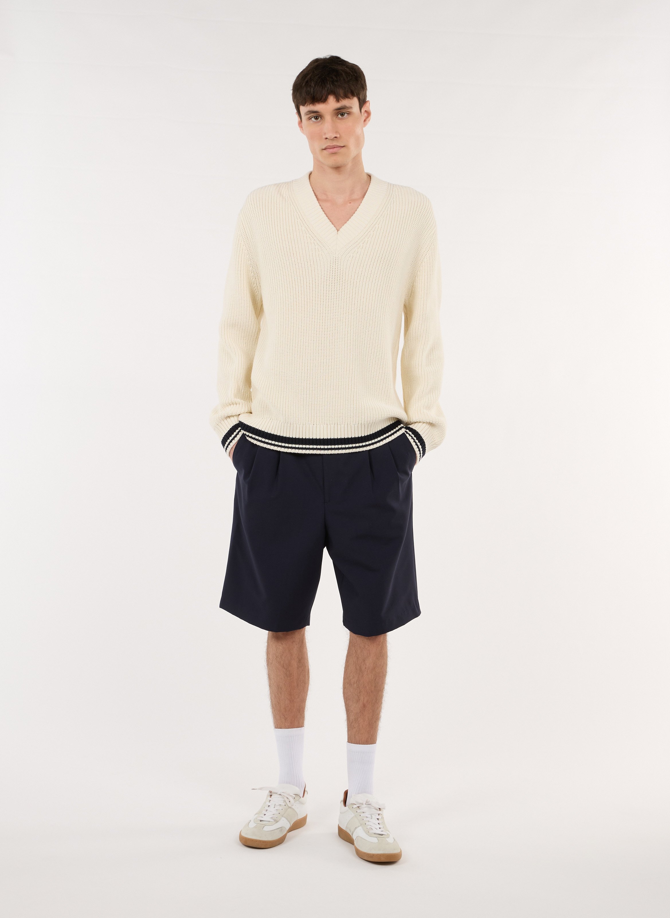 Baumwollpullover SAISON 1865 Beige