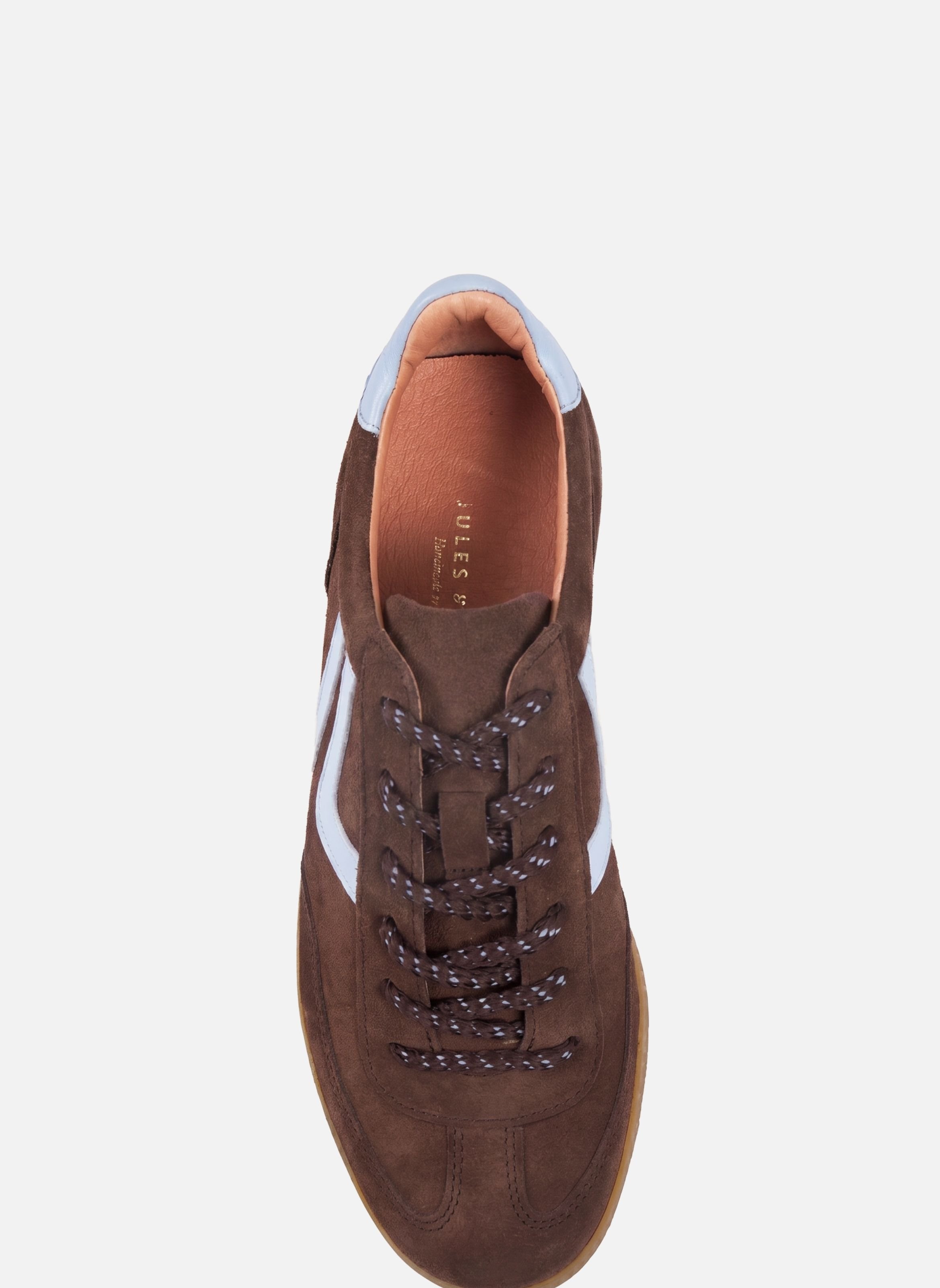 Ninon leather sneakers JULES & JENN Brown