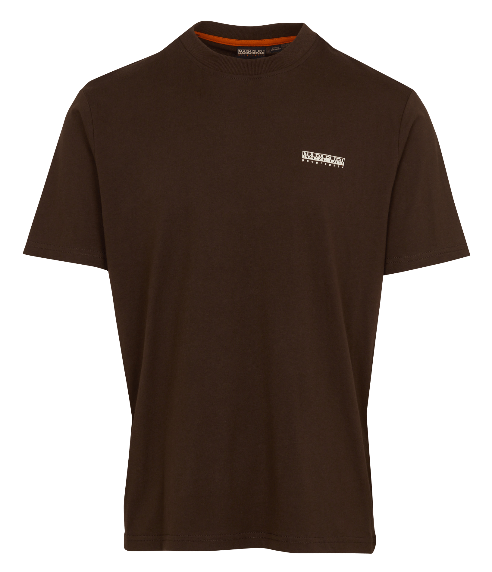 Gerade geschnittenes T-Shirt aus Baumwolle NAPAPIJRI Braun