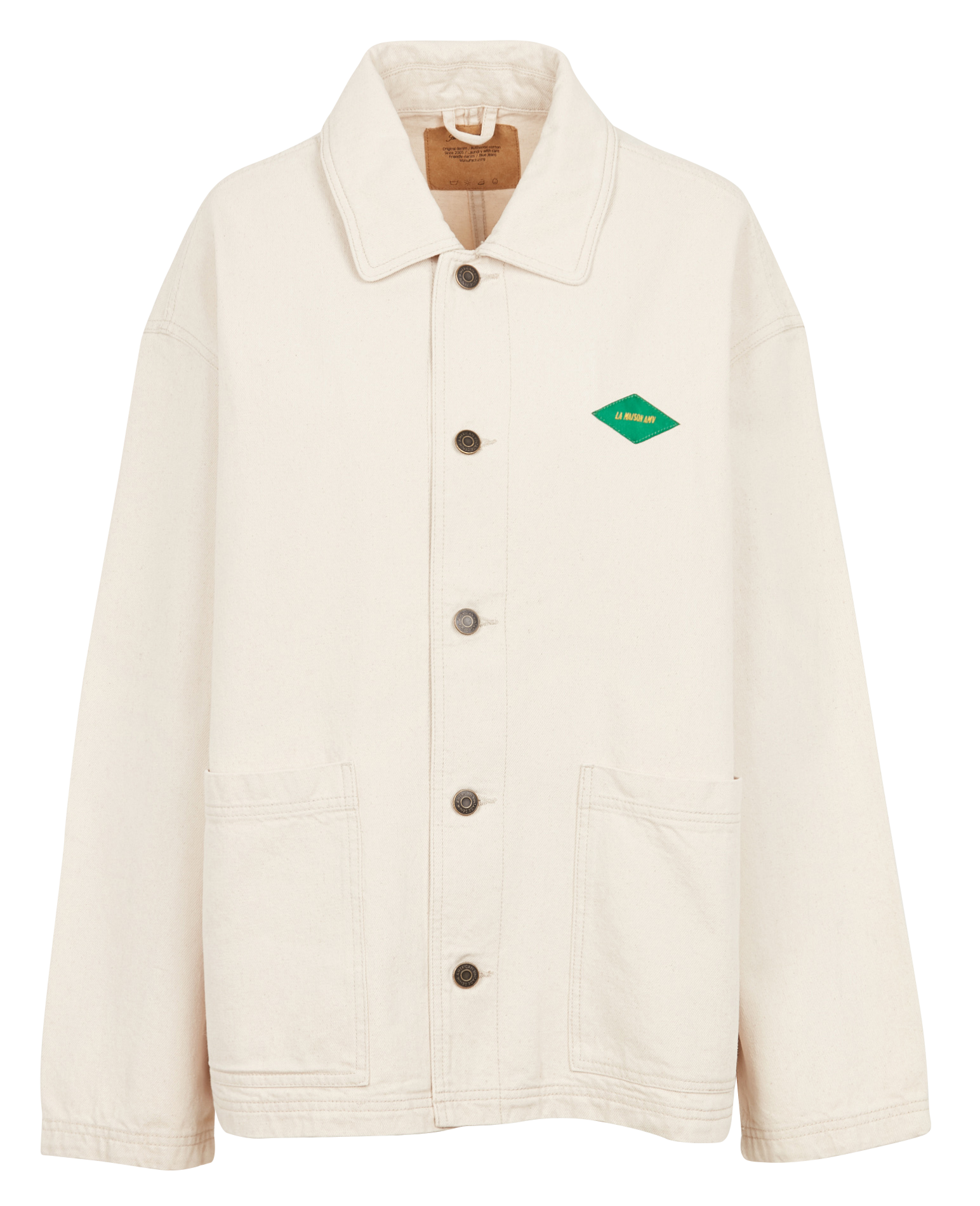 Cotton jacket with classic collar AMERICAN VINTAGE Beige