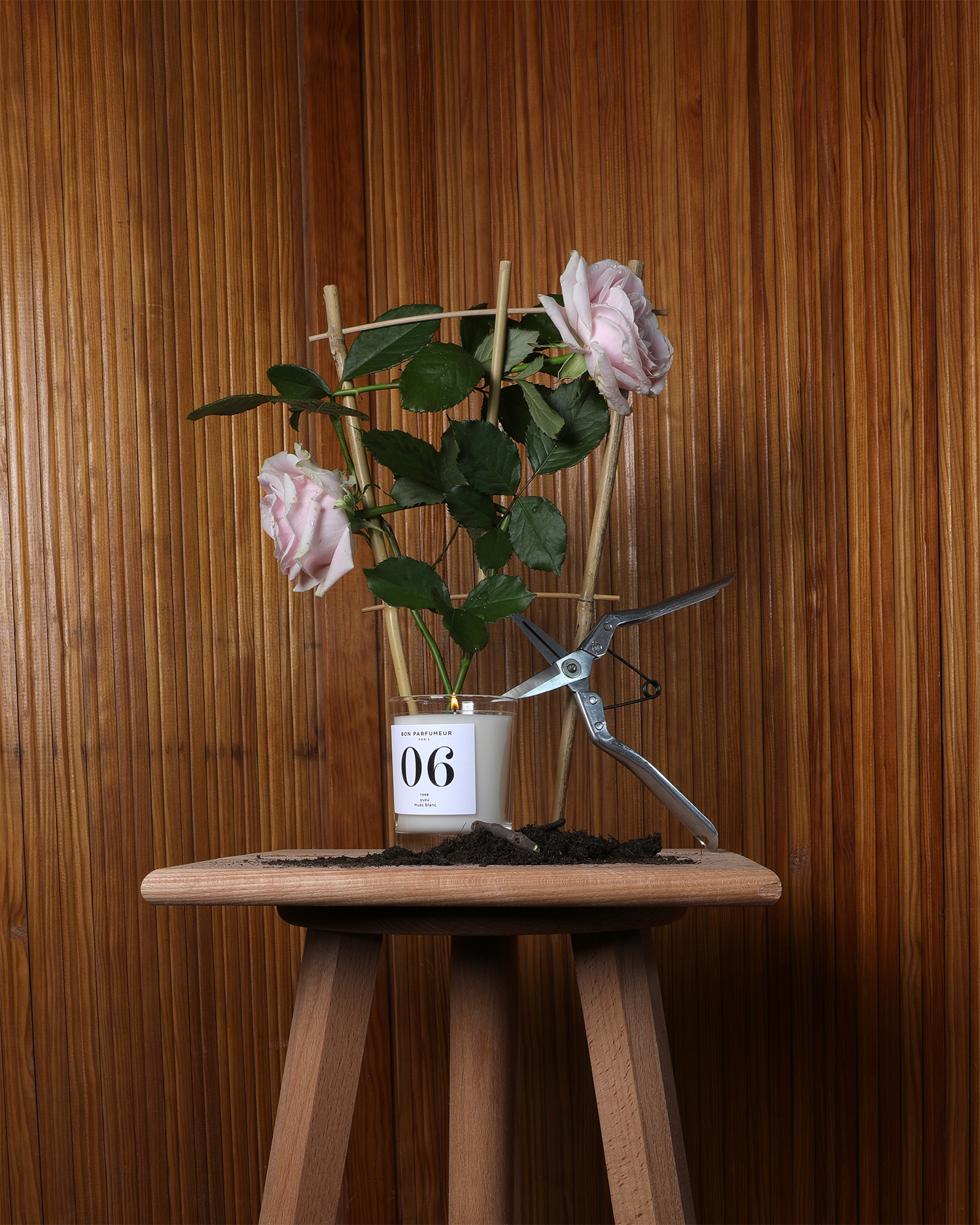 06 Rose Yuzu Weißer Moschus - Kerze BON PARFUMEUR No color