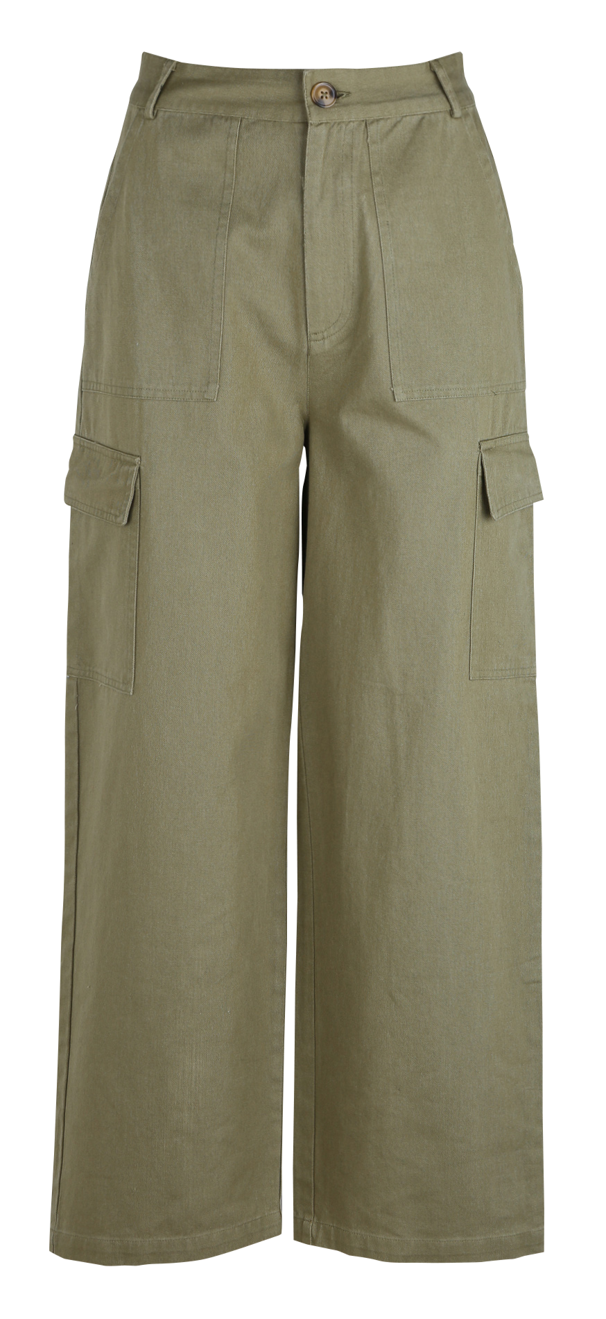 Pantalon cargo en coton PINA Kaki