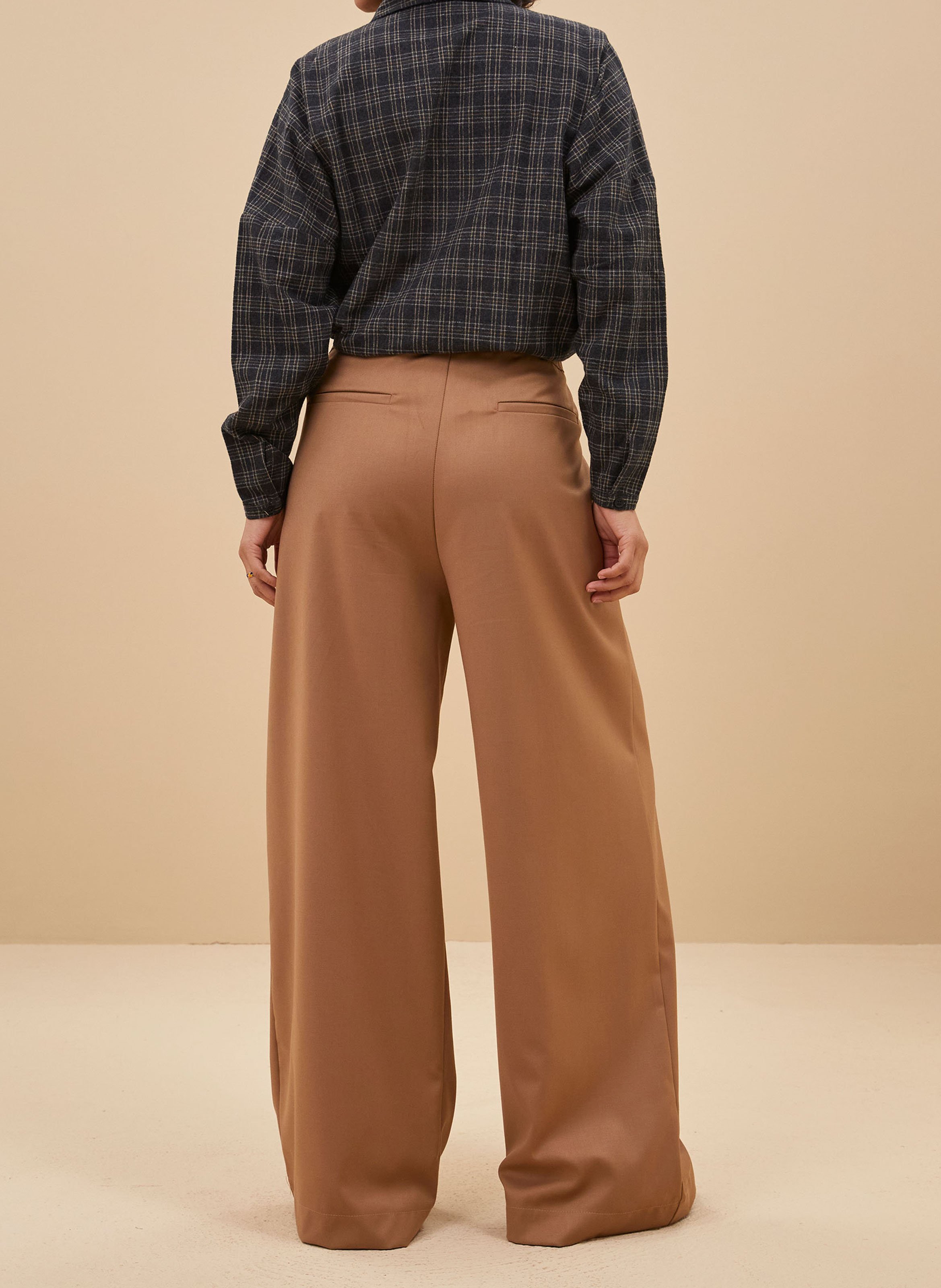 Chemise ample imprimée en coton mélangé BY BAR Gris