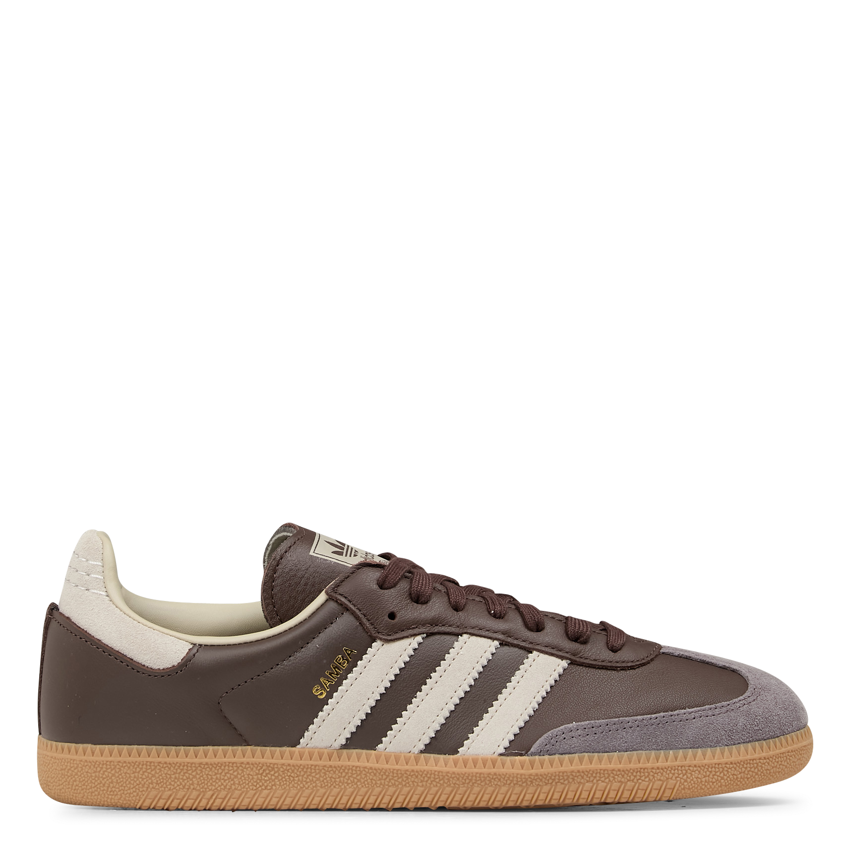 Low-top dual-material sneakers ADIDAS Brown