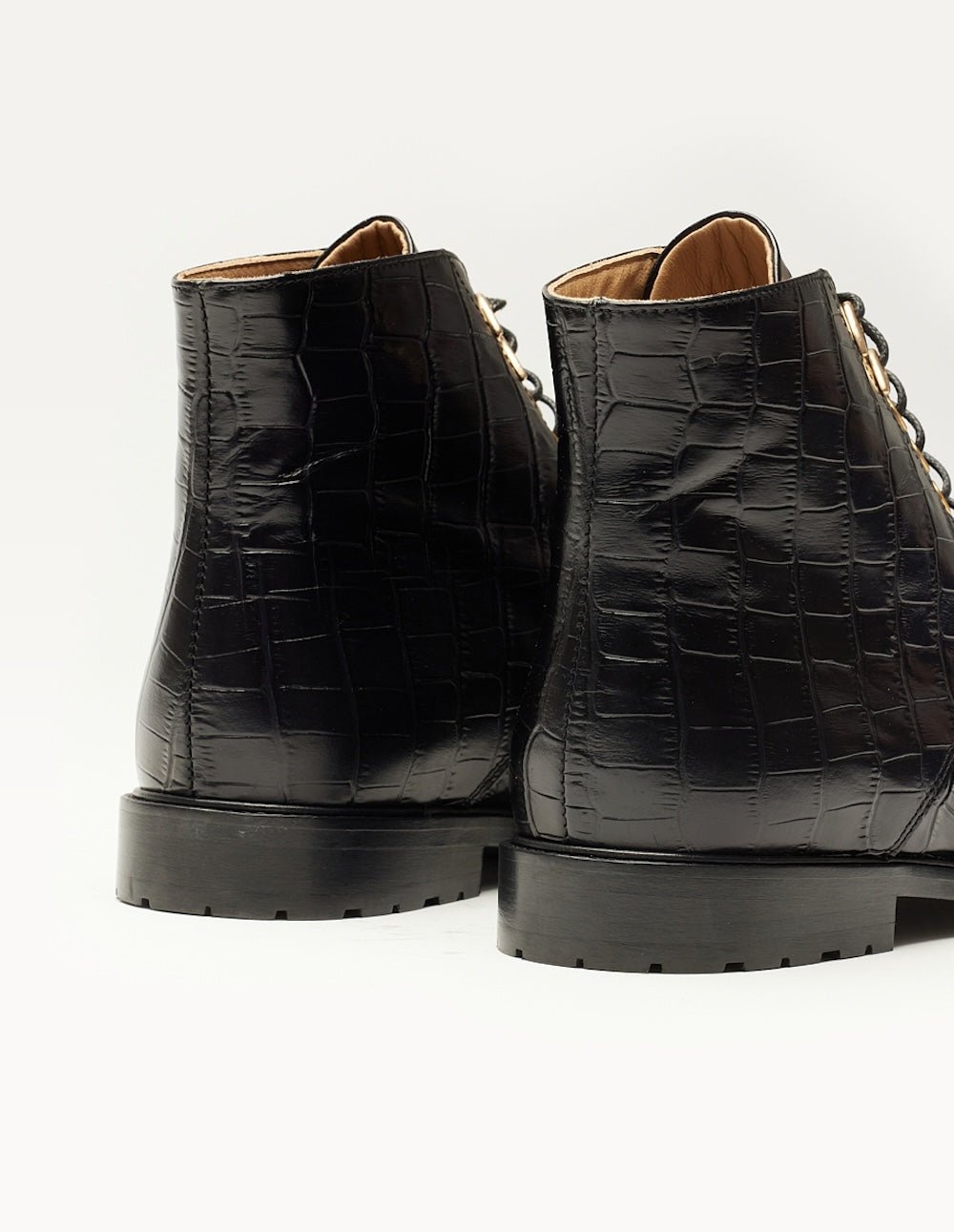 Lace-up ankle boots ODAJE EX. M.MOUSTACHE Black