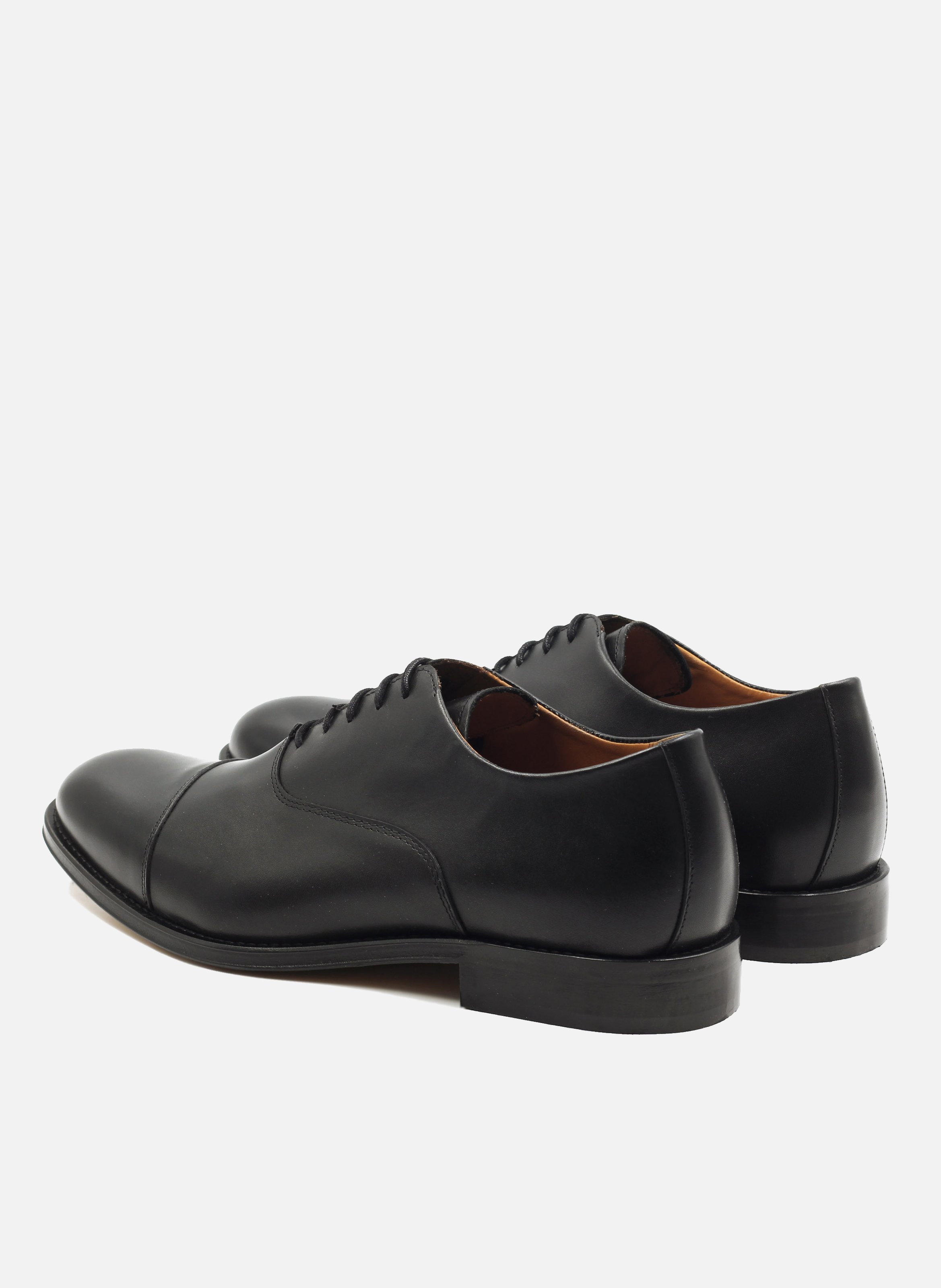 Leather Oxford Richelieu shoes JULES & JENN Black