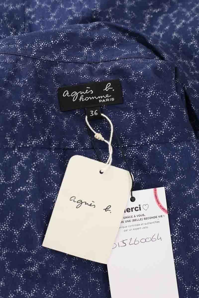 Cotton shirt AGNES B. - Seconde Main Blue