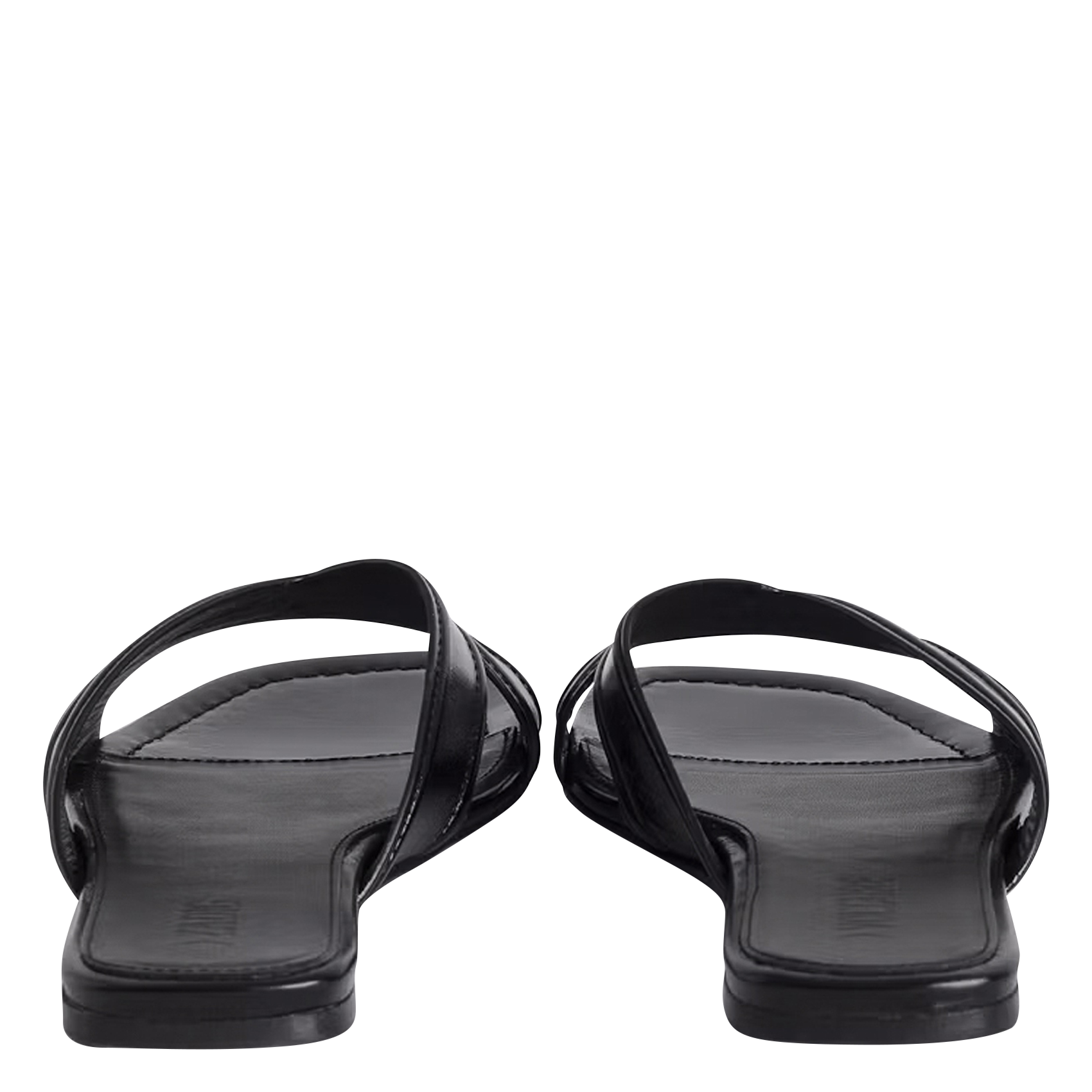 Sandales plates en cuir ZADIG&VOLTAIRE Noir