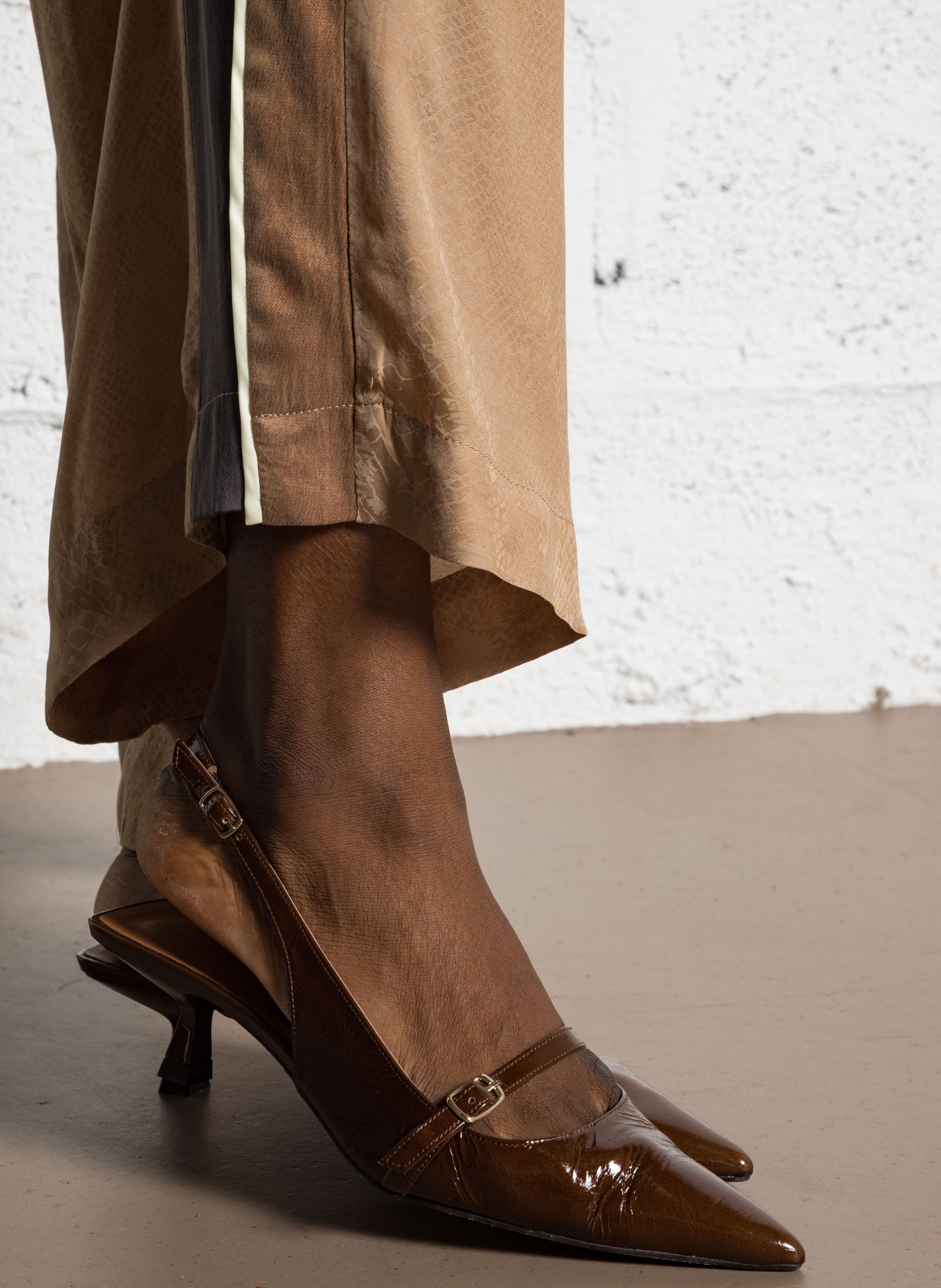 Beyou suede high heels  SAISON 1865 Brown