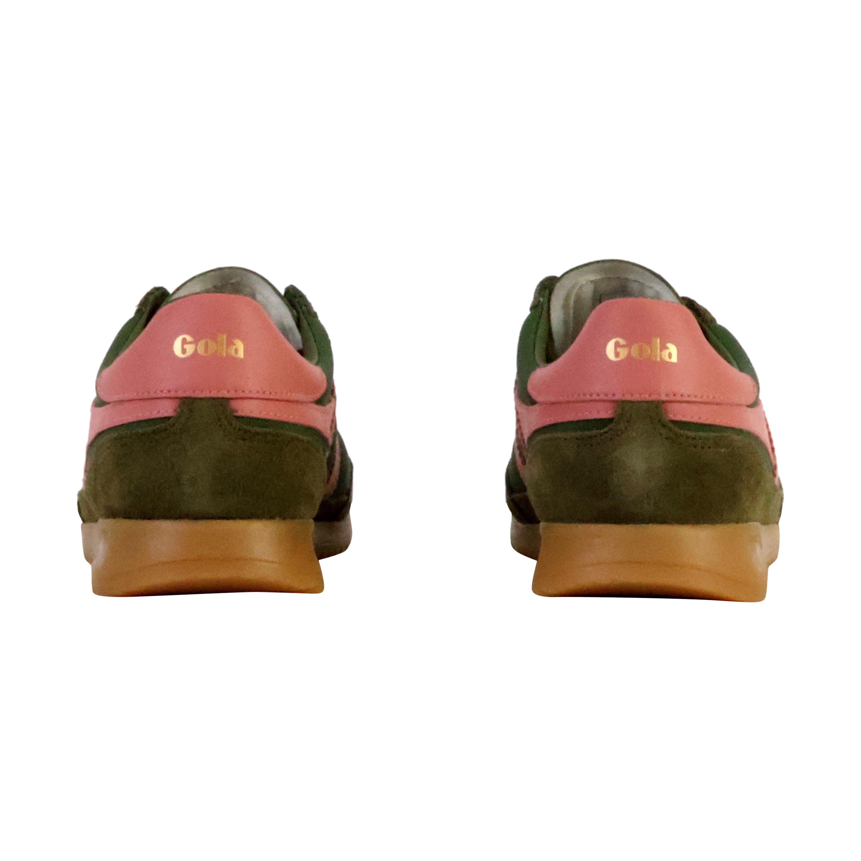 Leather sneakers tornado GOLA Green