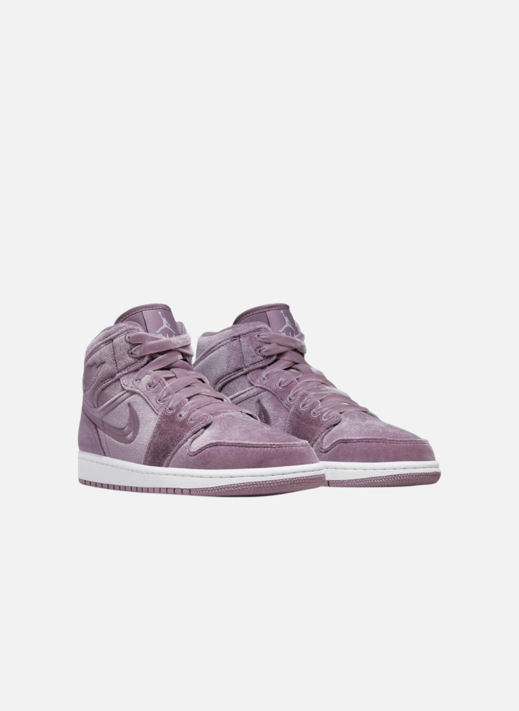 High-top leather sneakers Jordan Purple