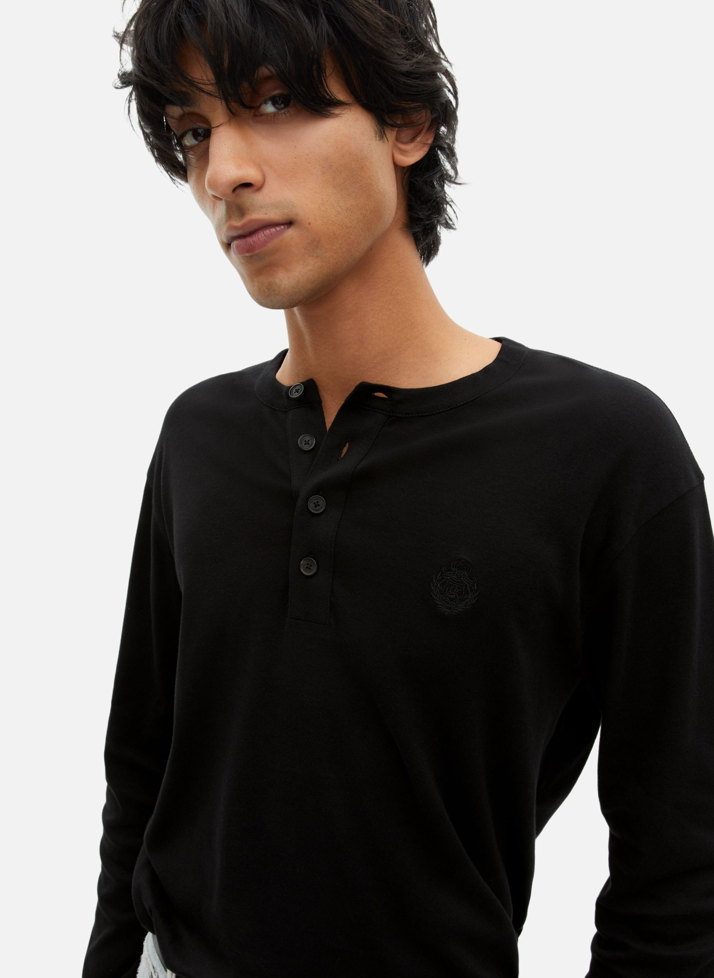 Long-sleeve T-shirt THE KOOPLES Black