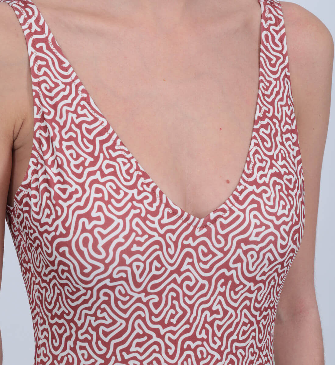 One-piece swimsuit - Kalahari GILI'S Brown