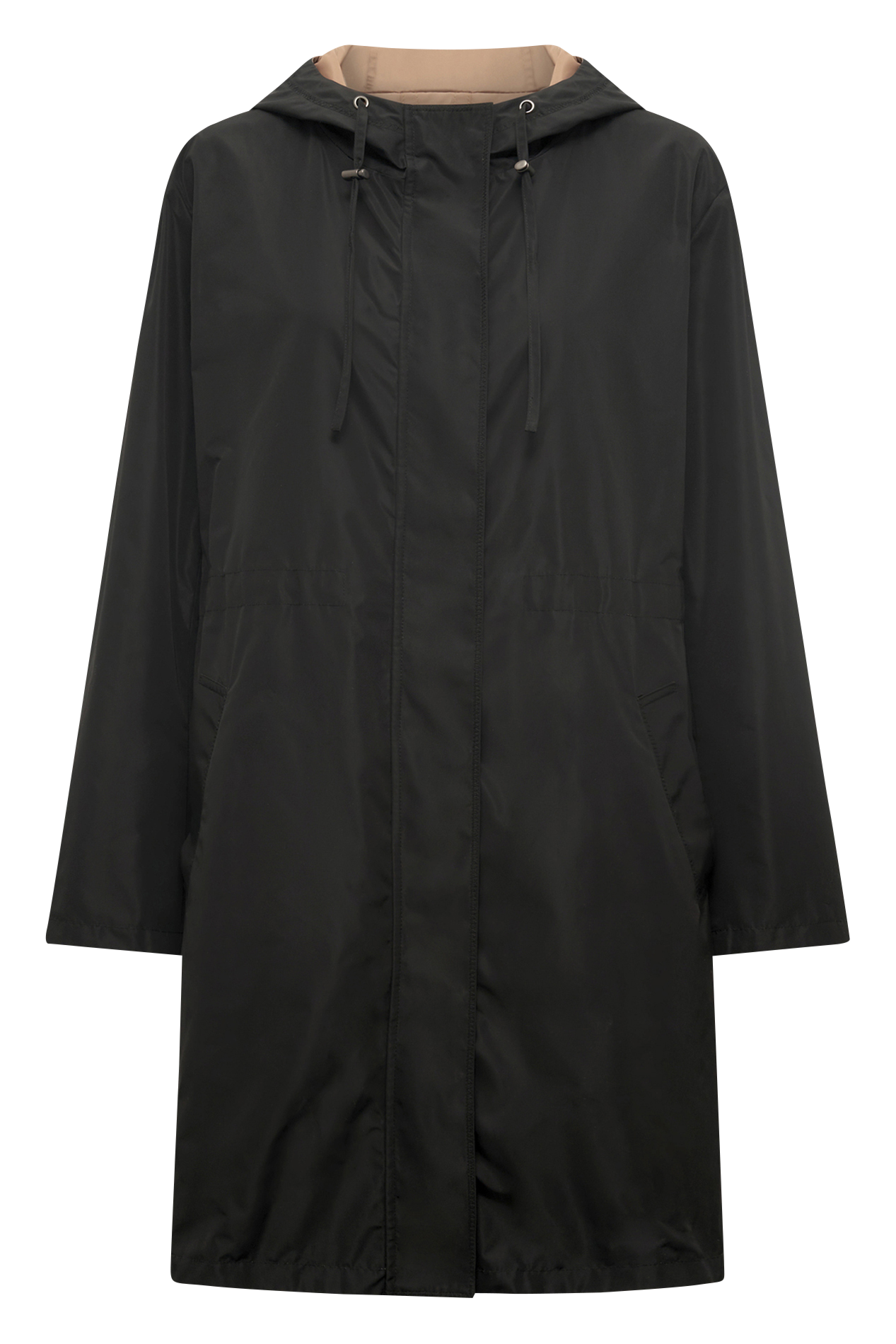 Parka droit à capuche GERARD DAREL Noir