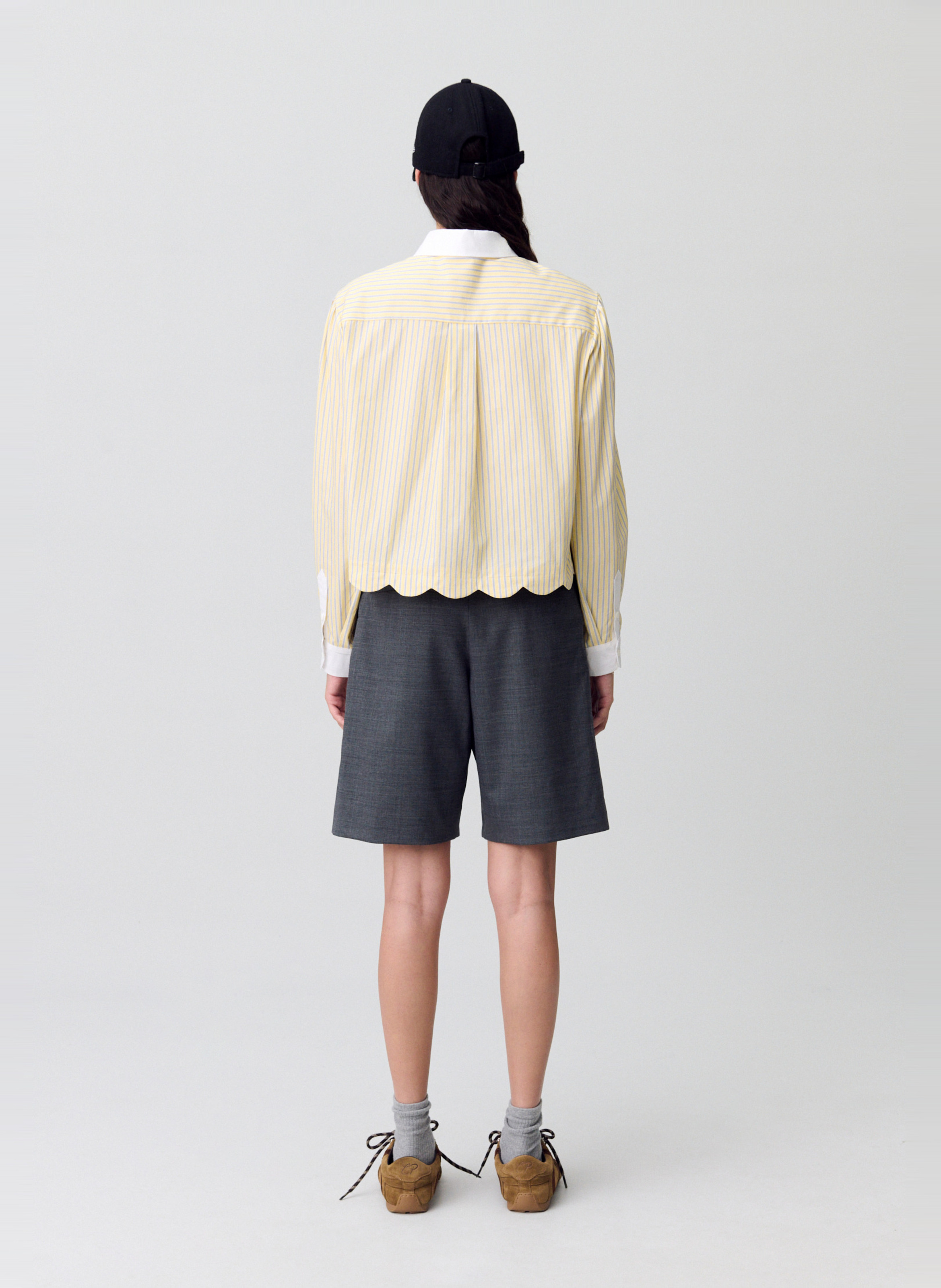 Chemise col claudine en coton CLAUDIE PIERLOT Multicolore