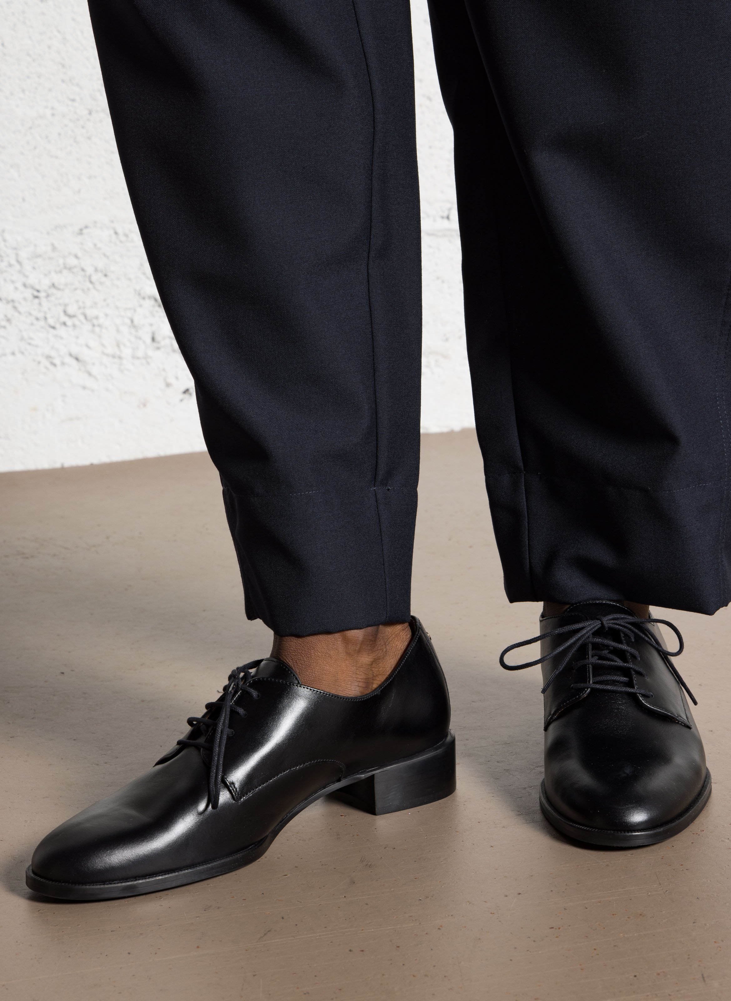 Derbies en cuir BOCAGE Noir