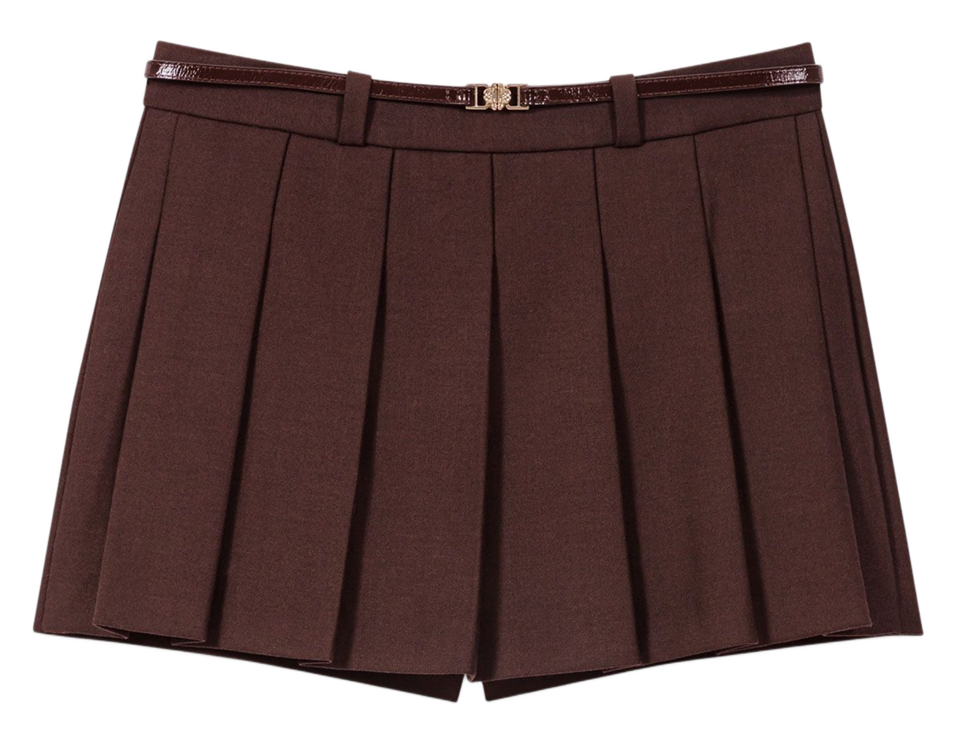 Jupe courte  MAJE Marron