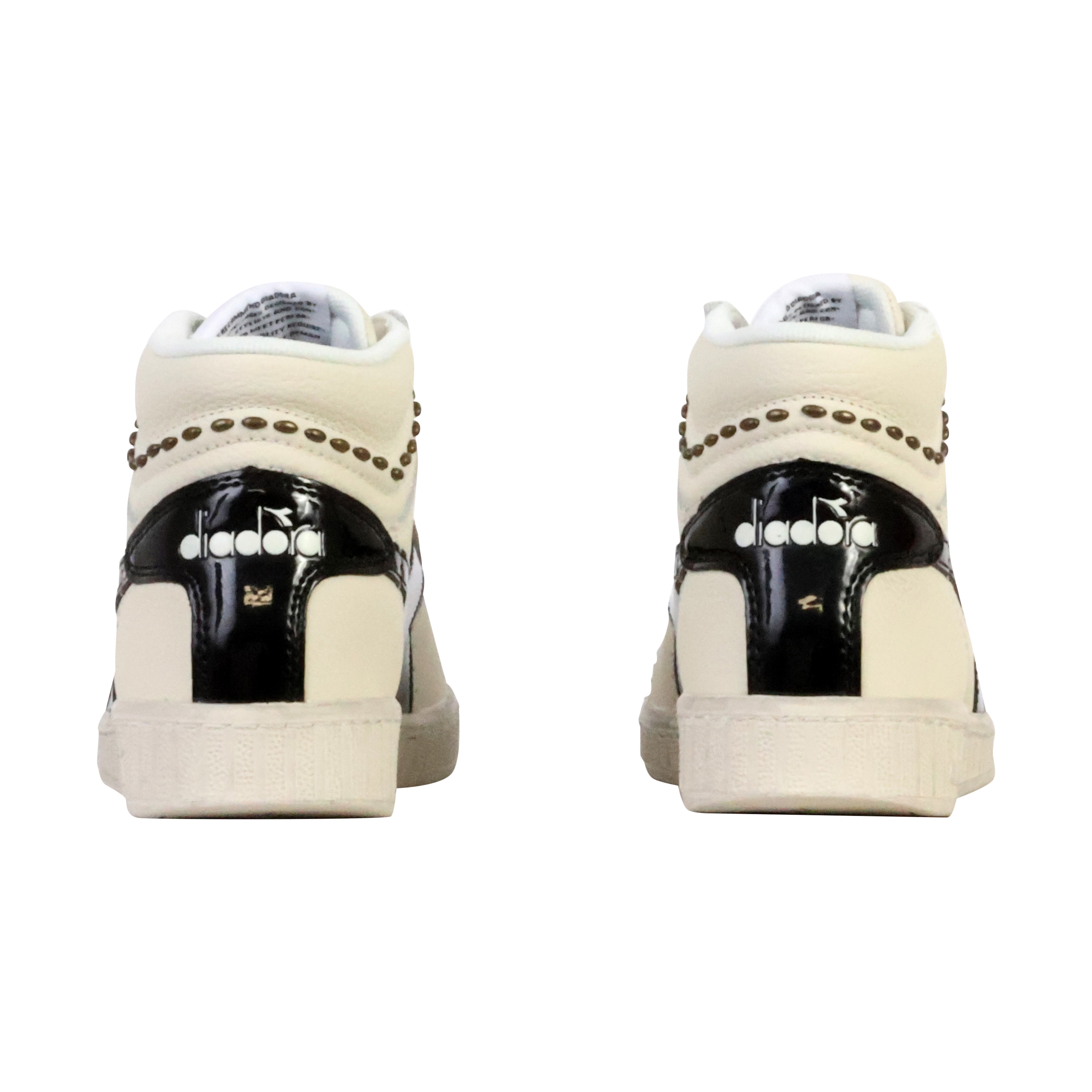 High-top leather sneakers  game l high waxed metal wn DIADORA White