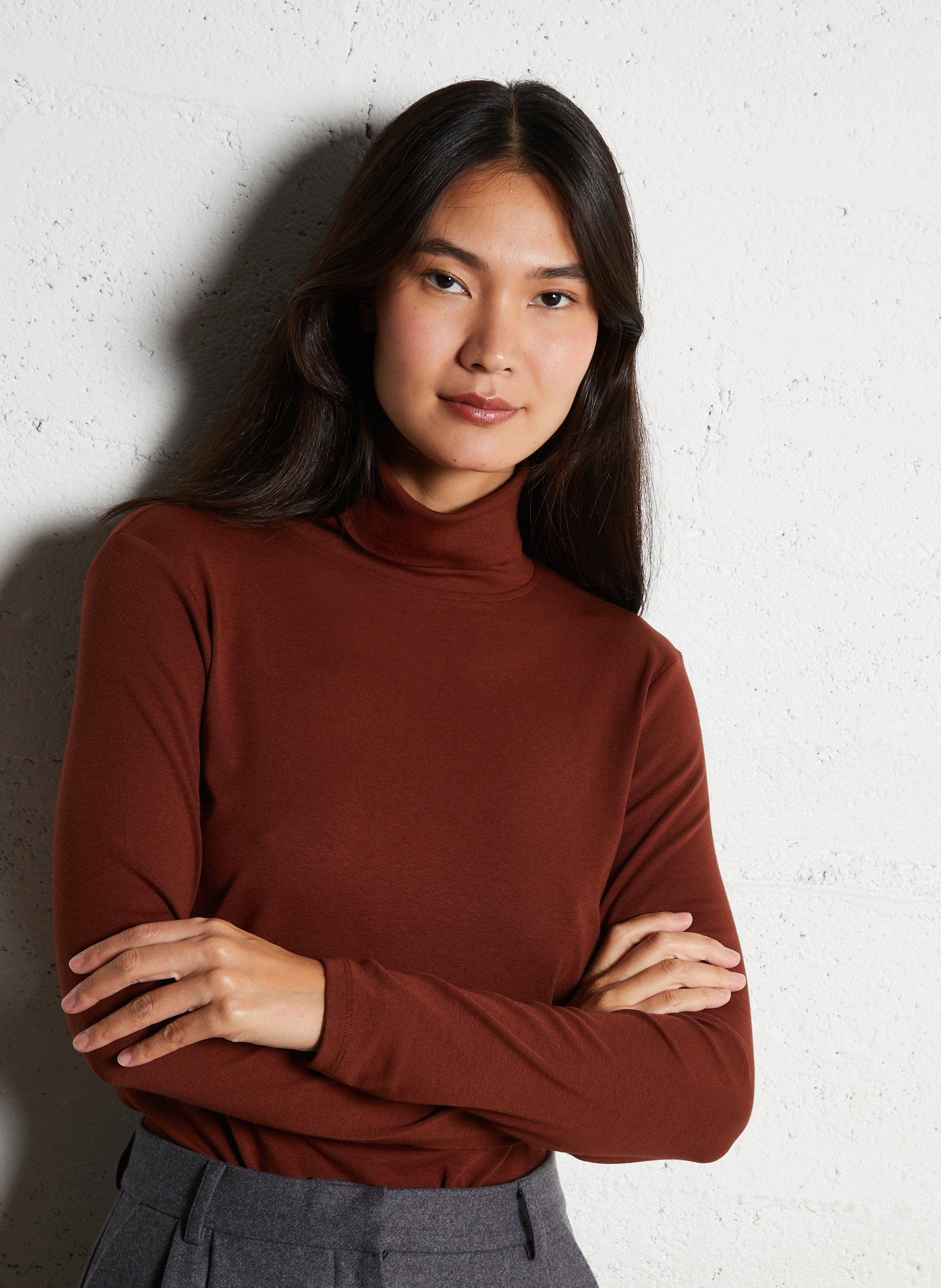 Cotton-blend turtleneck MAISON 123