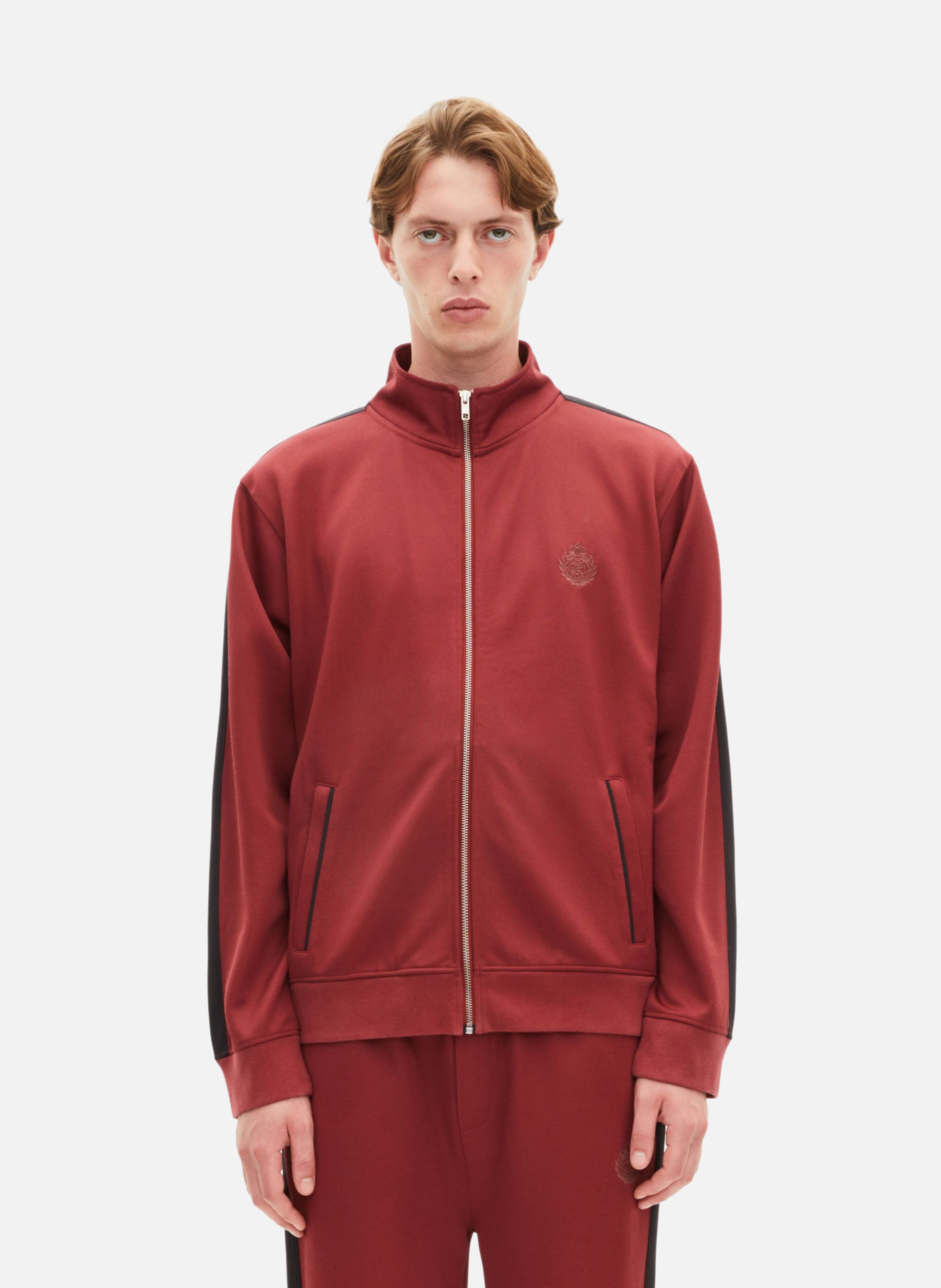 Zip-up sweatshirt THE KOOPLES Red