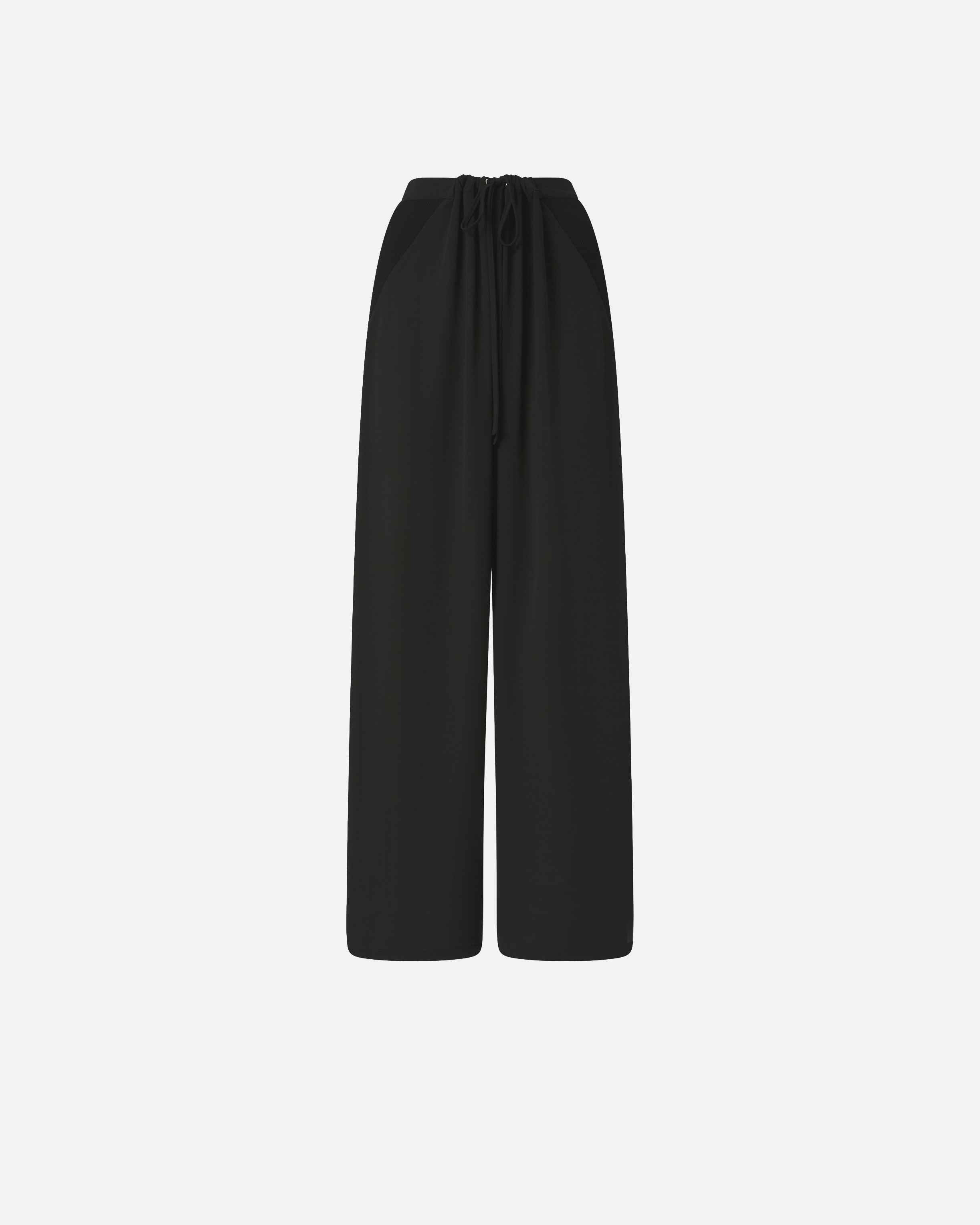 Wide leg pants with elastic waistband PINKO Black