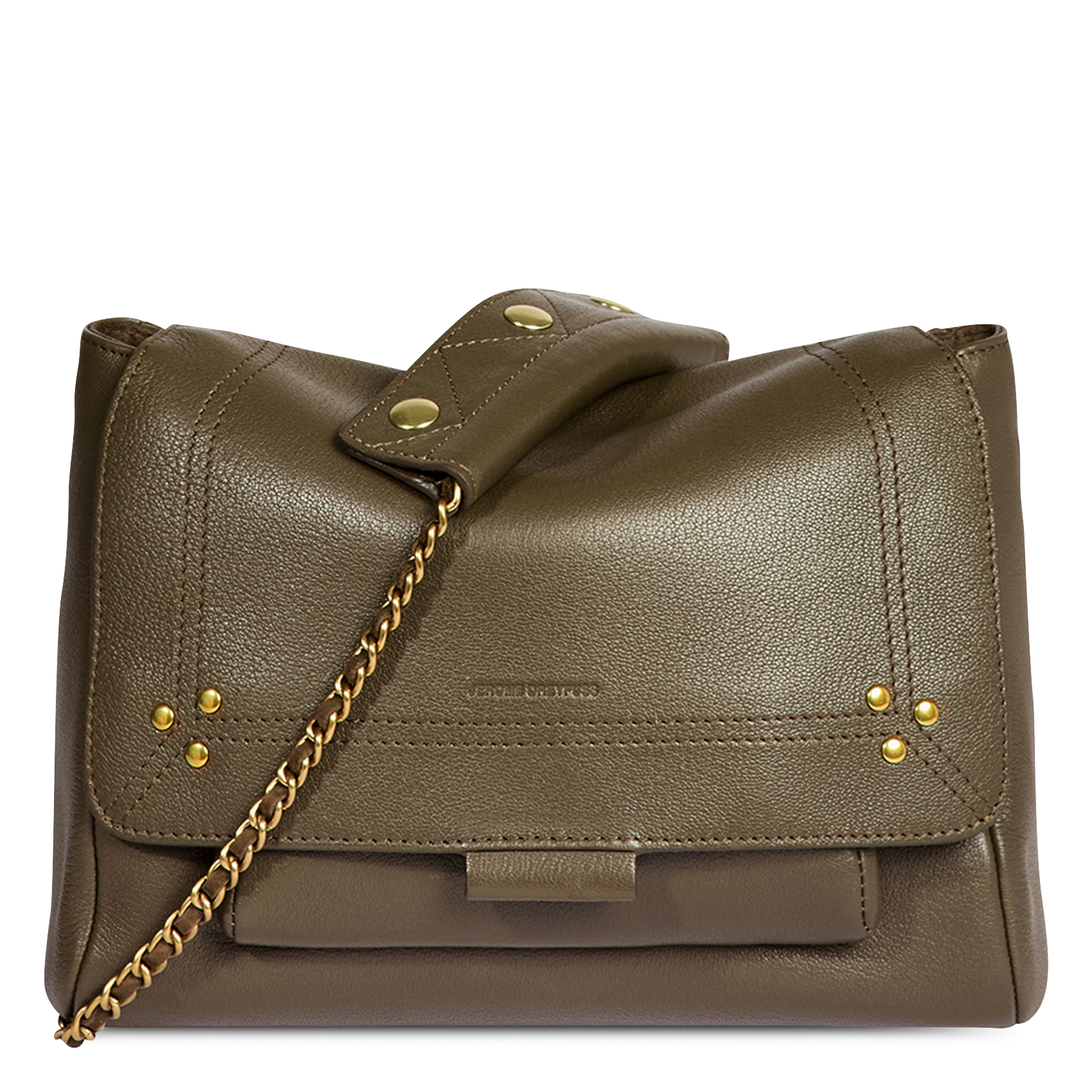 Leather messenger bag JEROME DREYFUSS