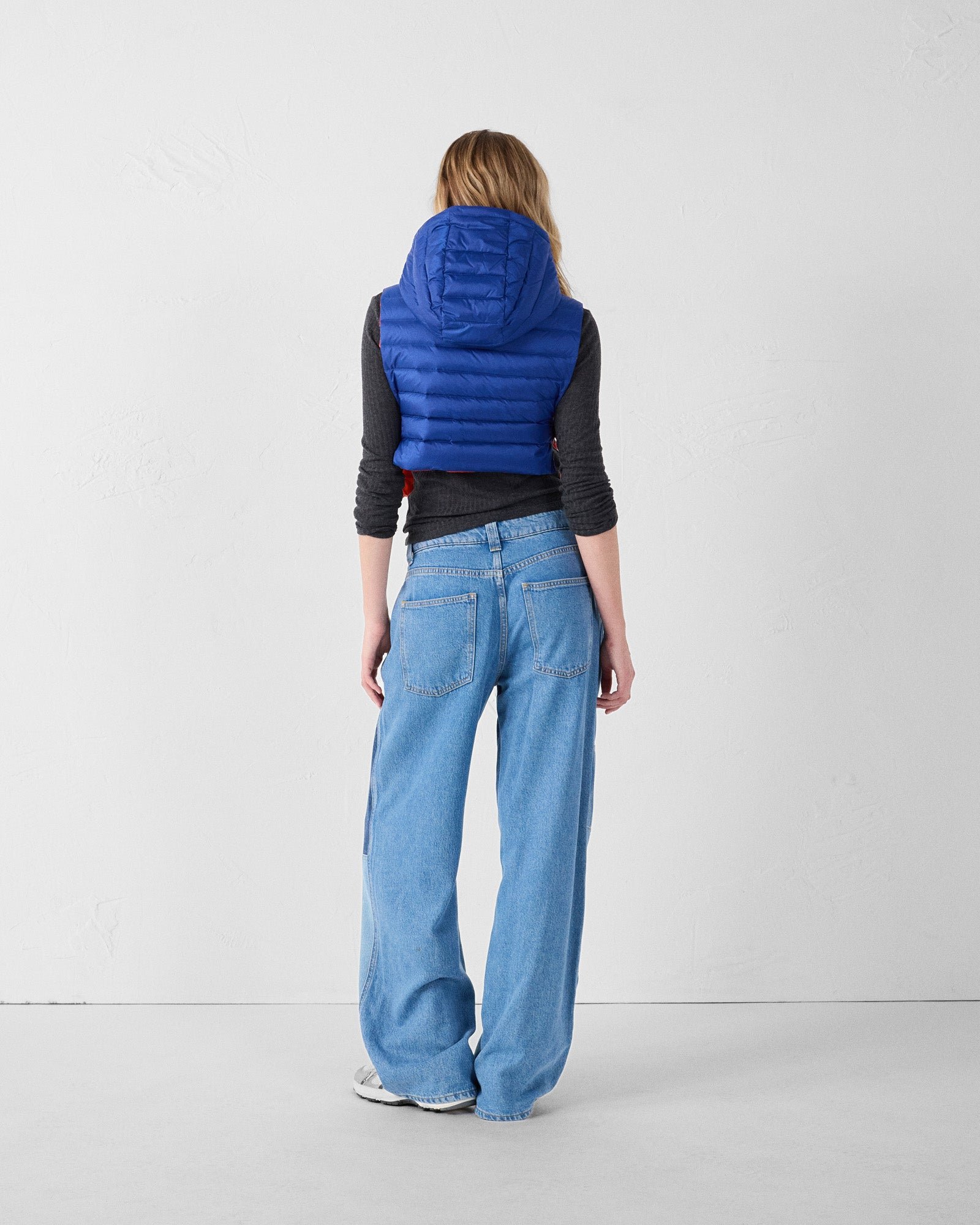 Hooded cape JOTT Blue